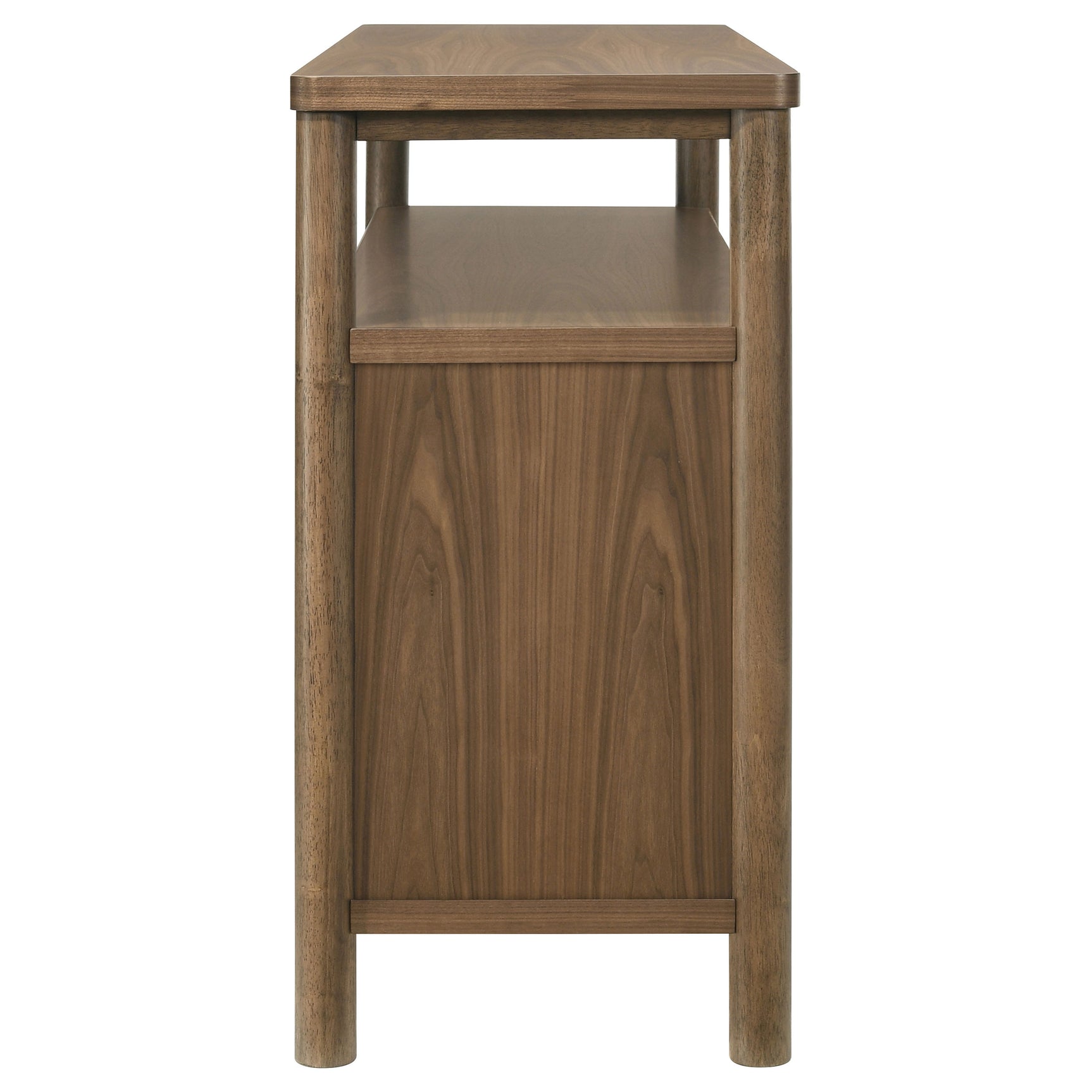 Crestmore 52-inch Dining Cabinet Sideboard Buffet Walnut - Tampa Furniture Outlet