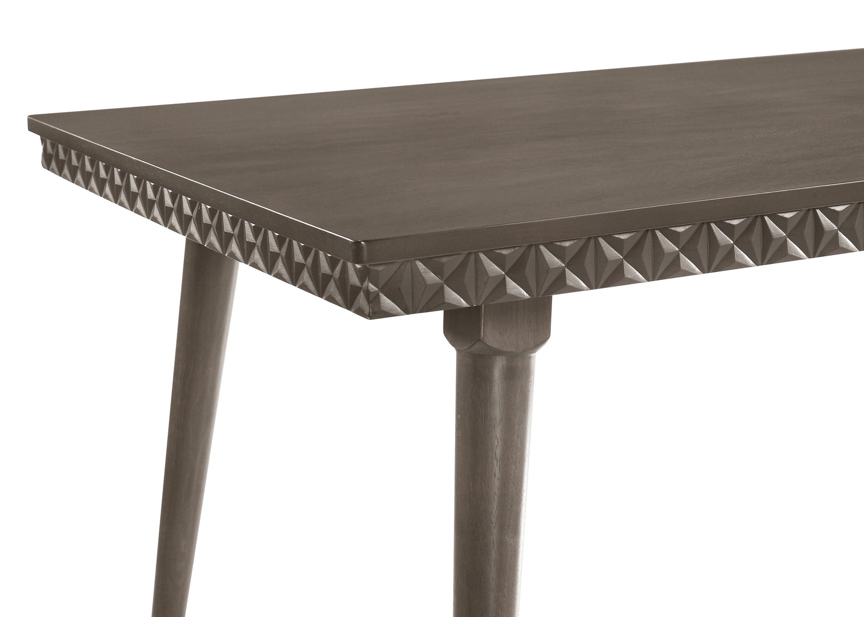 Onslow 59-inch Rectangular Wood Dining Table Dark Brown - Tampa Furniture Outlet