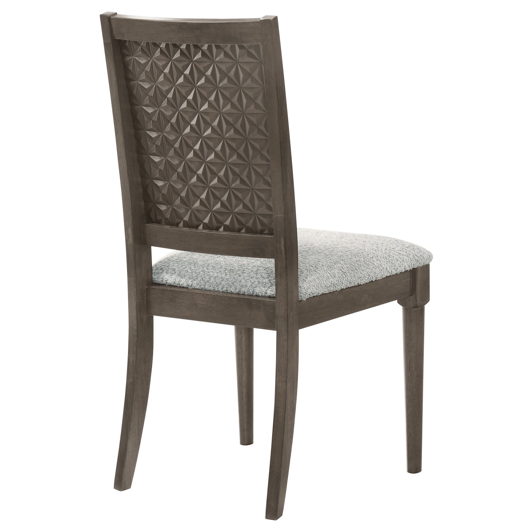 Onslow Upholstered Dining Side Chair Dark Brown (Set of 2) - Tampa Furniture Outlet