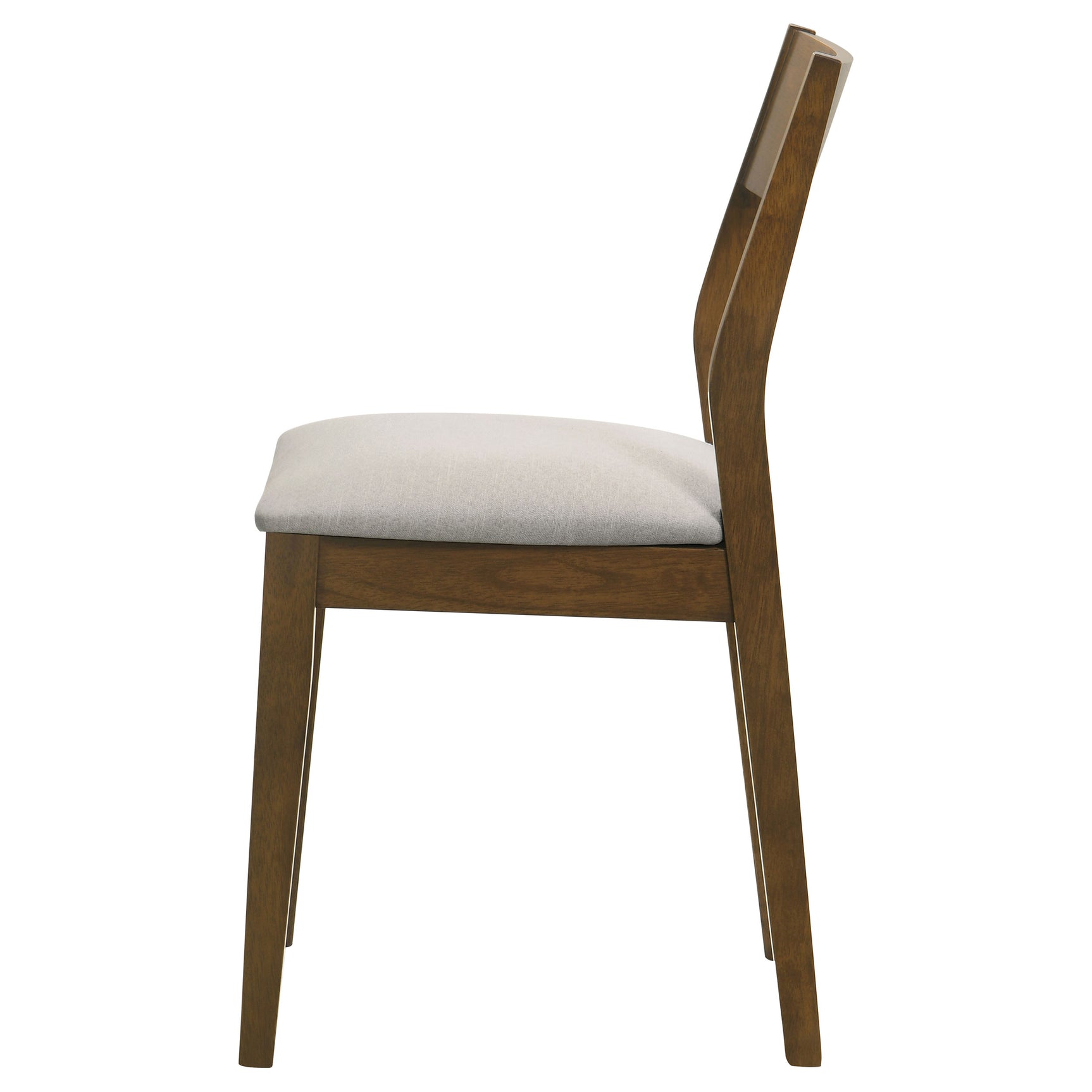 Almonte Dining Chair Upholstered Seat Dark Brown (Set of 2) - Tampa Furniture Outlet