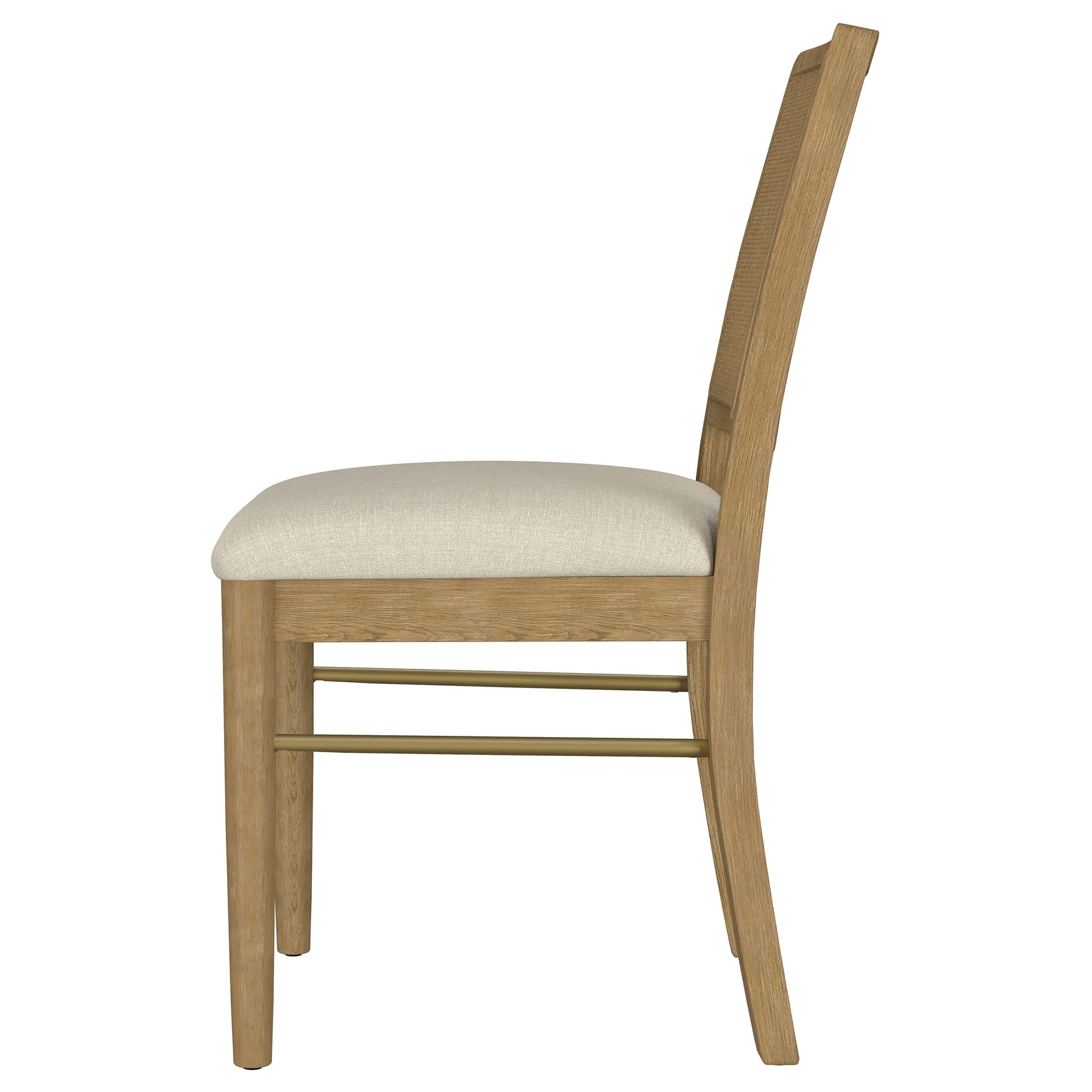 Arini Rattan Cane Dining Side Chair Sand Wash (Set of 2) - Tampa Furniture Outlet