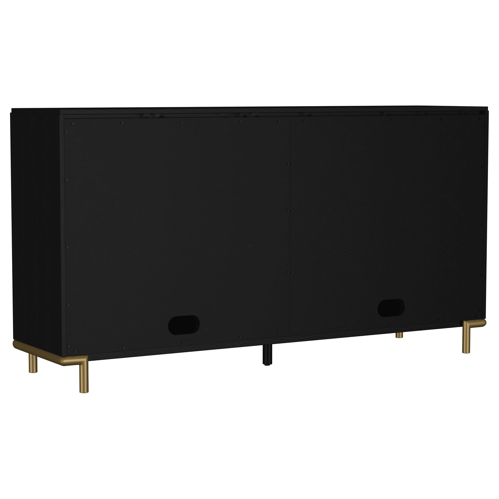 Arini 2-drawer Cane Door Dining Sideboard Server Black - Tampa Furniture Outlet