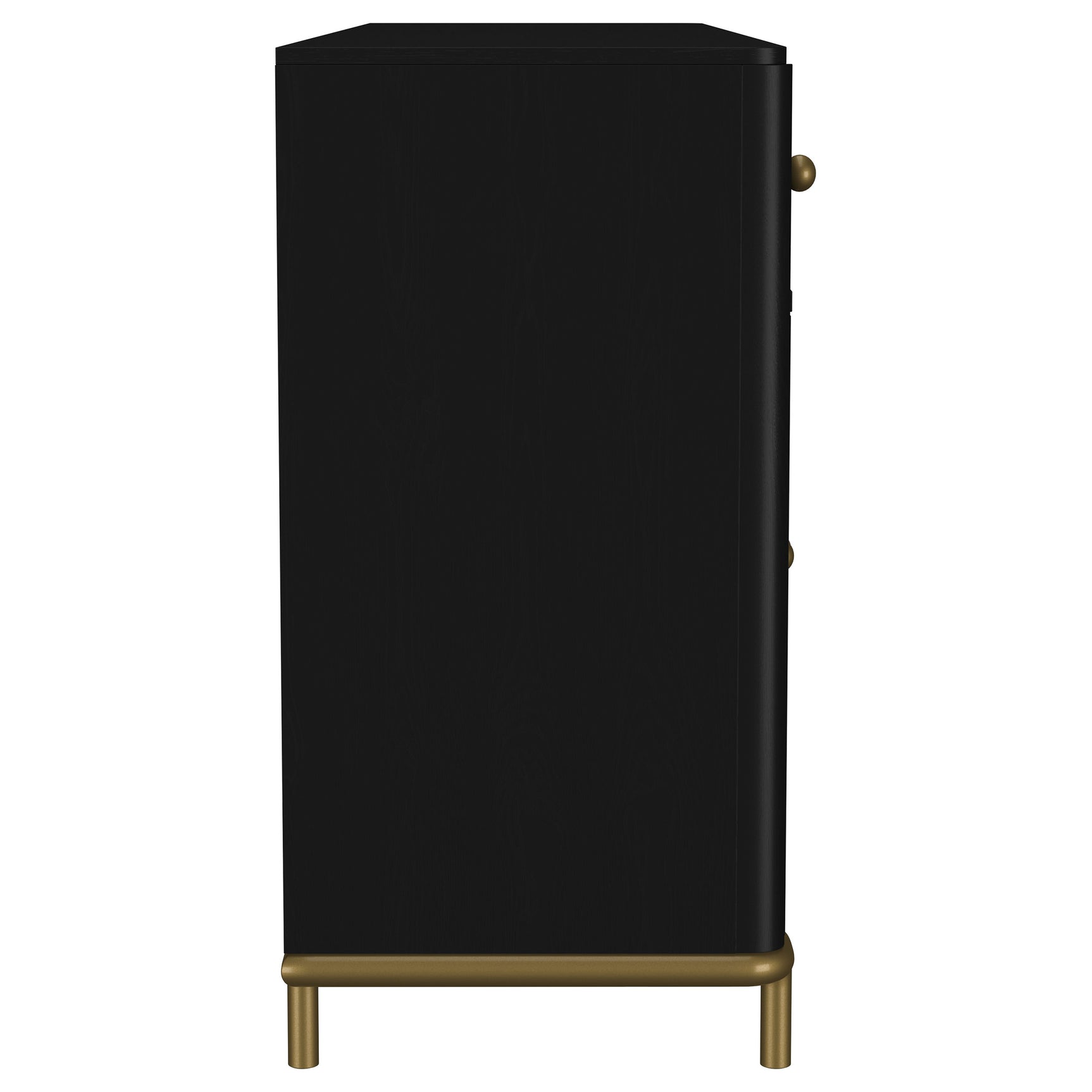 Arini 2-drawer Cane Door Dining Sideboard Server Black - Tampa Furniture Outlet
