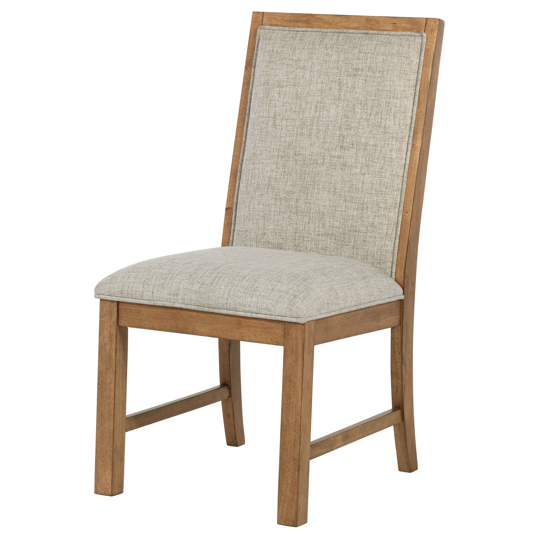 Bruner Upholstered Side Chair Natural Brown (Set of 2) - Tampa Furniture Outlet