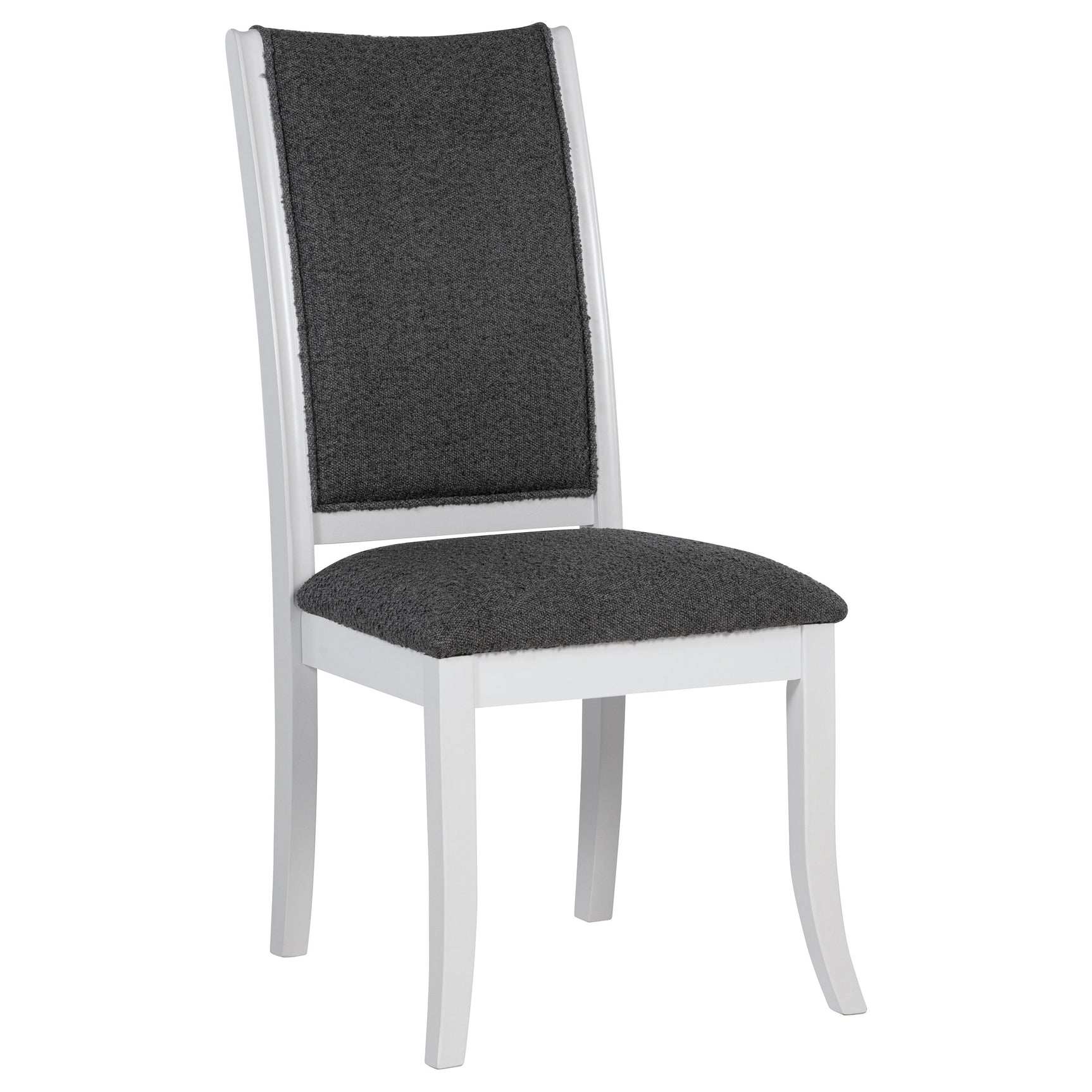 Judd Upholstered Dining Side Chair Pearl White (Set of 2) - Tampa Furniture Outlet
