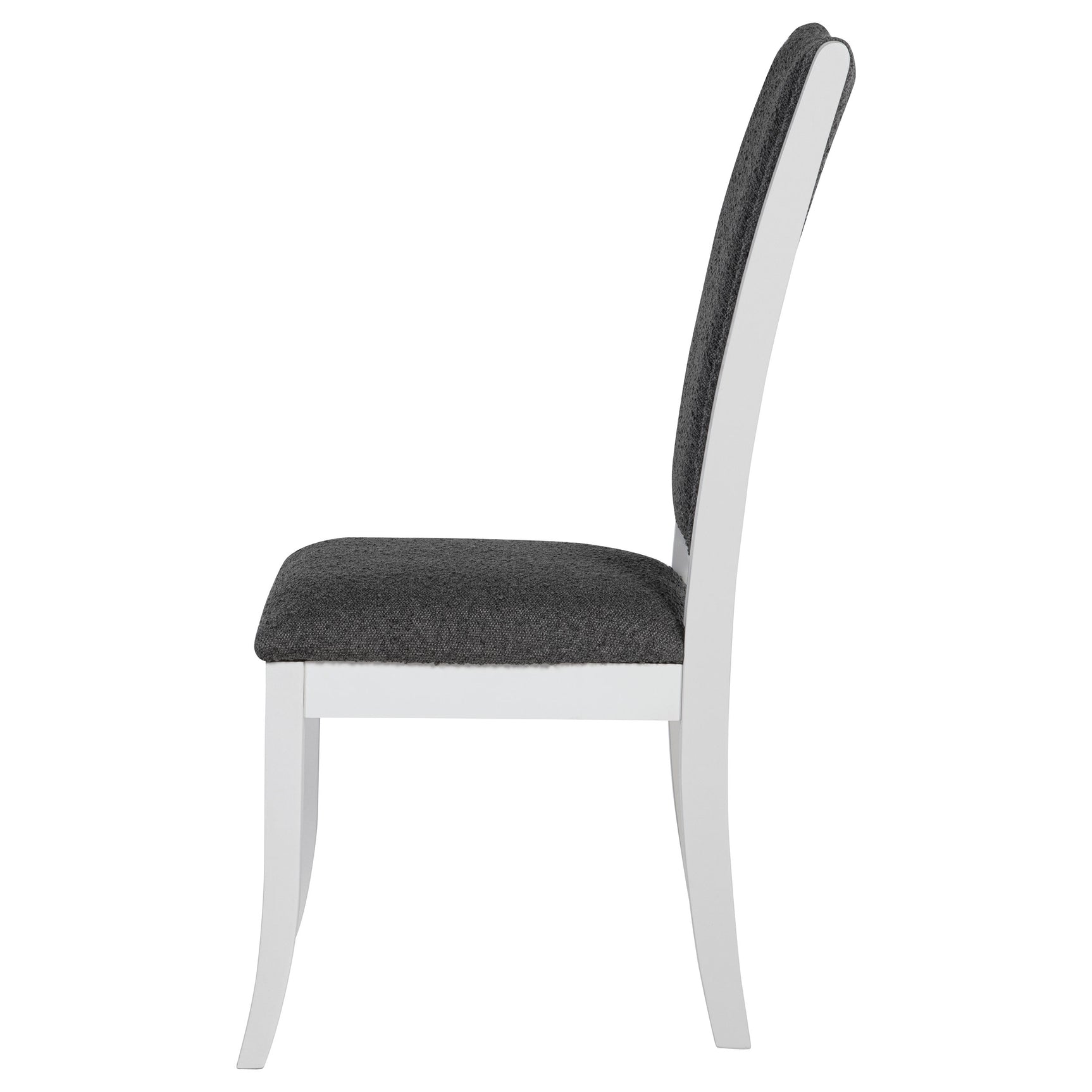 Judd Upholstered Dining Side Chair Pearl White (Set of 2) - Tampa Furniture Outlet