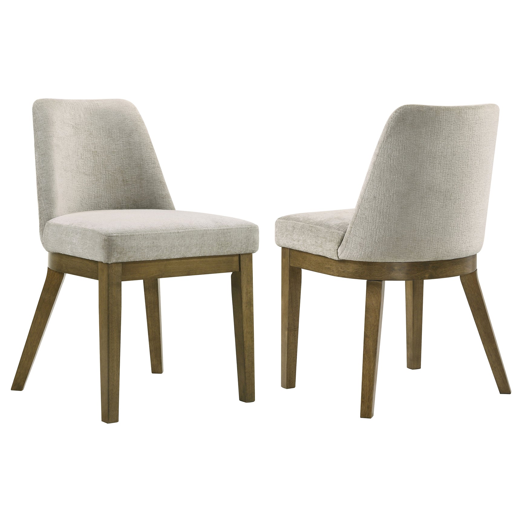 Tampa Furniture Outlet - Coaster - Castlewood Upholstered Side Chair Light Tan (Set of 2) - 109352