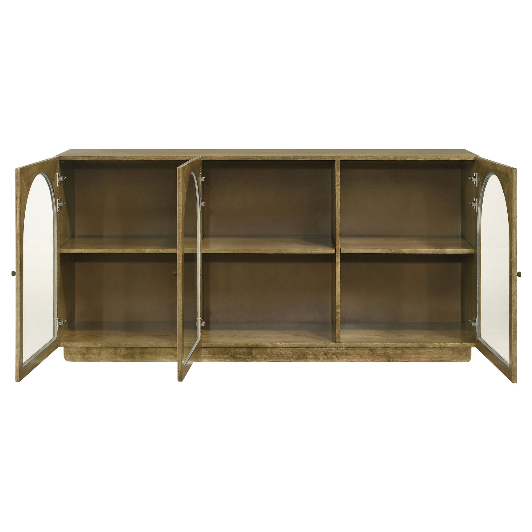 Castlewood 71-inch Dining Sideboard Buffet Server Brown Oak - Tampa Furniture Outlet
