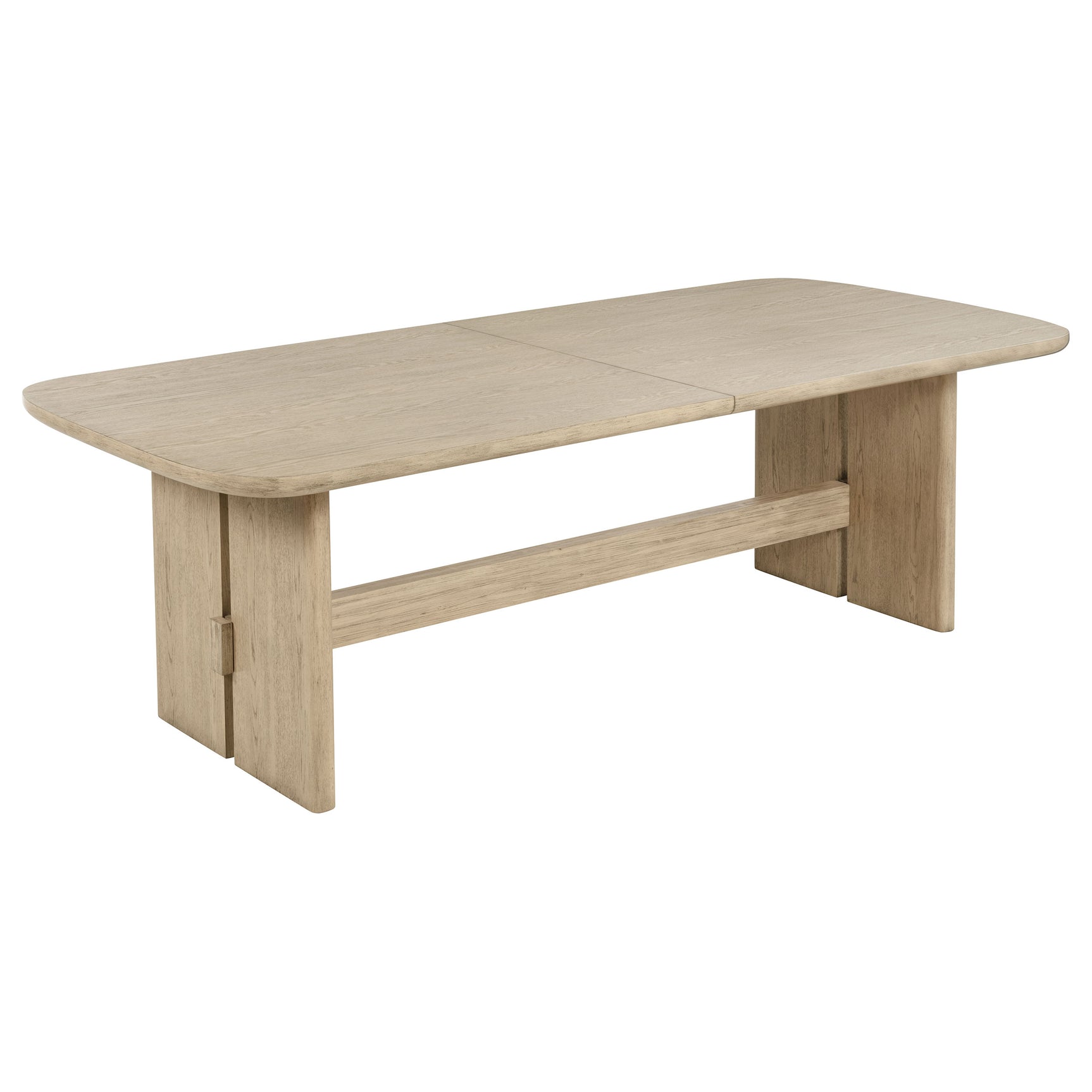 Kailani 10-piece Wood Dining Set with Sideboard Beige Oak - Tampa Furniture Outlet