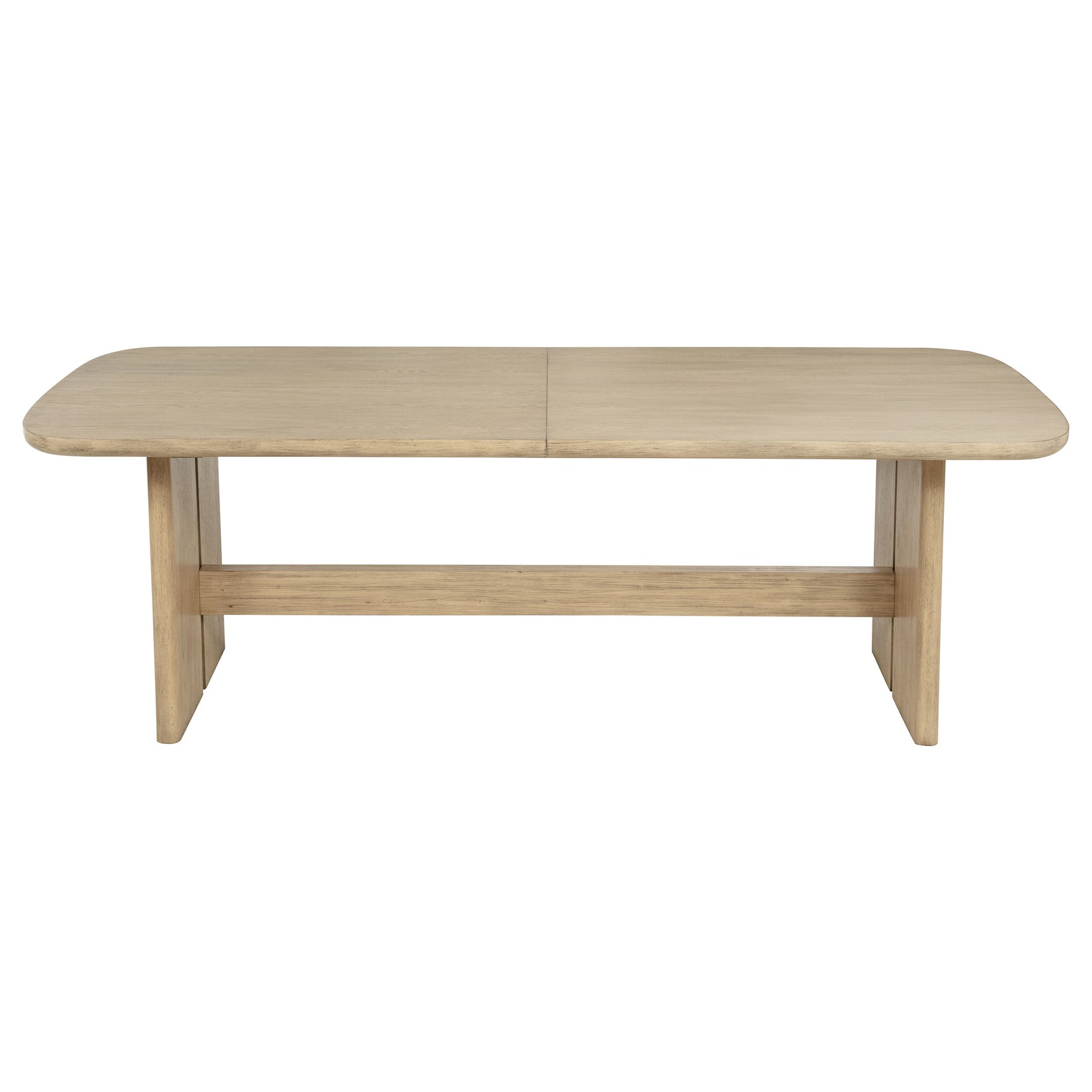 Kailani 110-inch Rectangular Wood Dining Table Beige Oak - Tampa Furniture Outlet