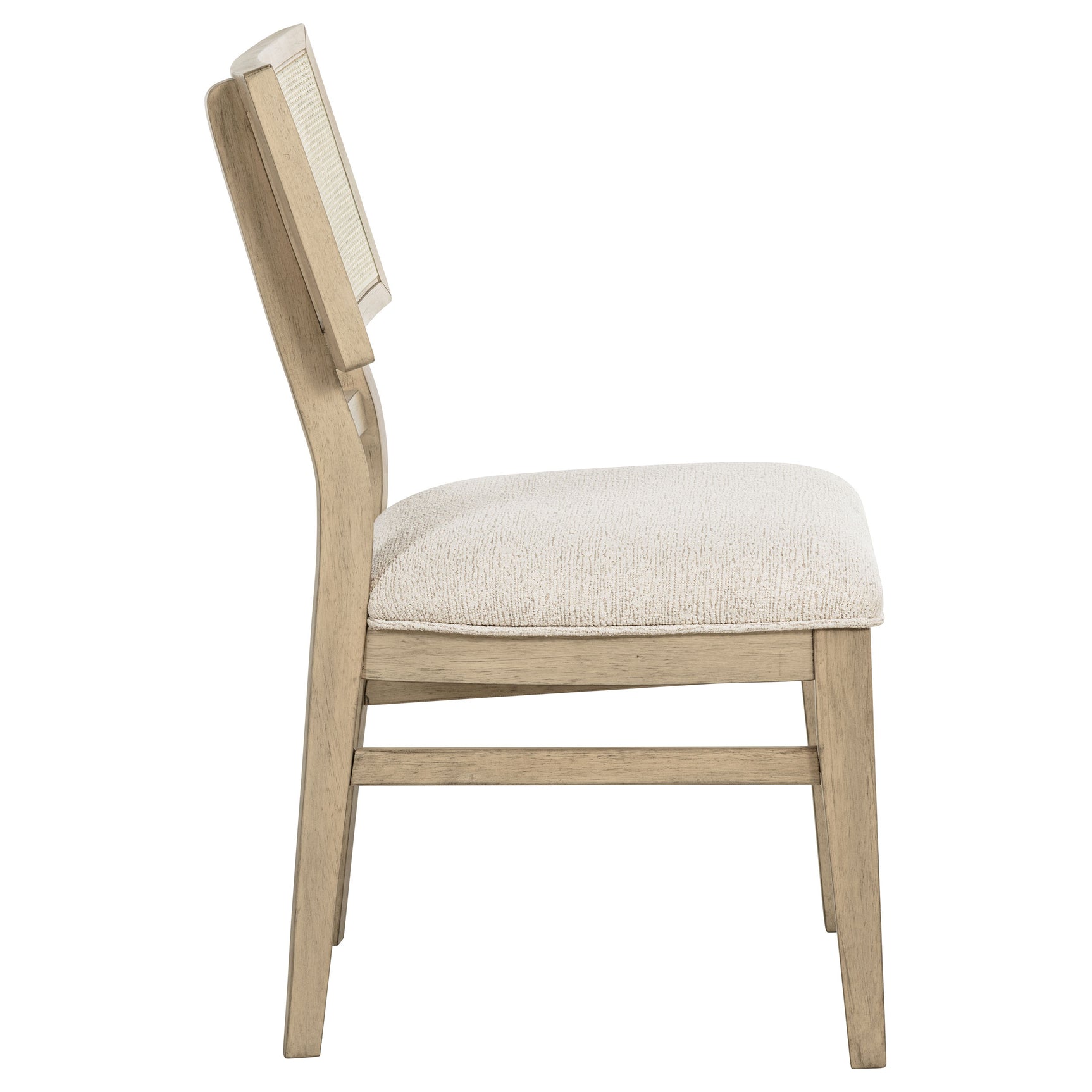 Kailani Rattan Cane Dining Side Chair Beige Oak (Set of 2) - Tampa Furniture Outlet