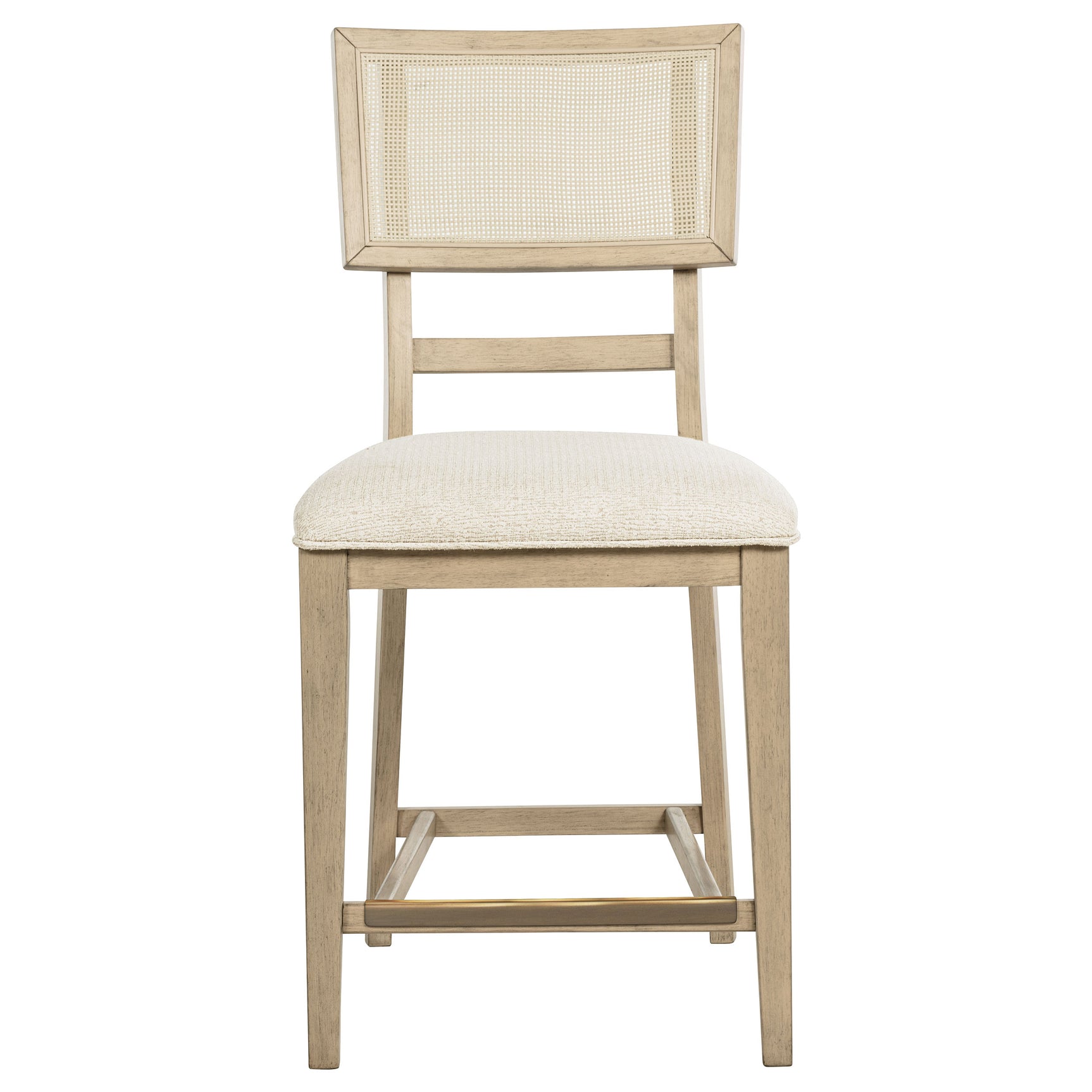 Kailani Rattan Cane Counter Side Chair Beige Oak (Set of 2) - Tampa Furniture Outlet