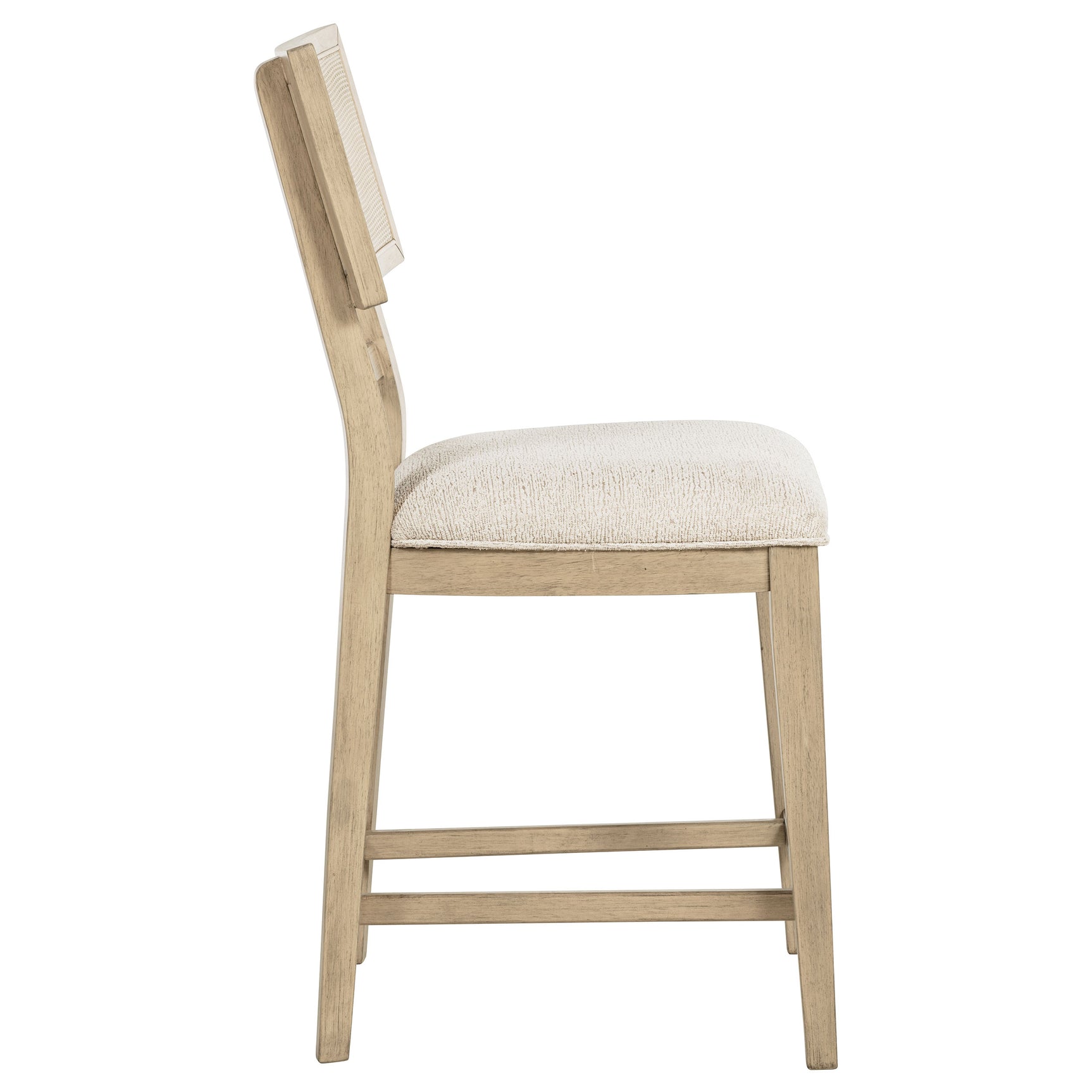 Kailani Rattan Cane Counter Side Chair Beige Oak (Set of 2) - Tampa Furniture Outlet