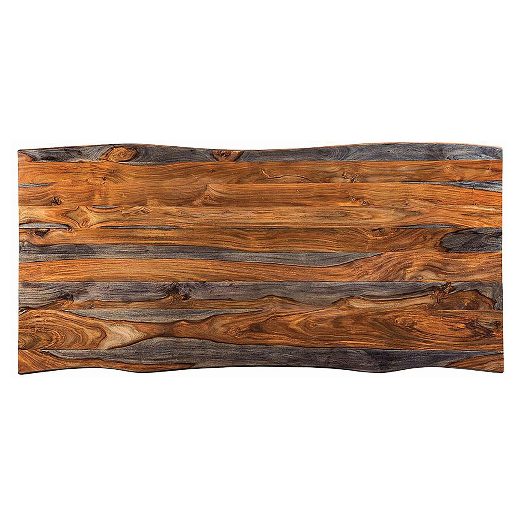 Ditman 80-inch Live Edge Dining Table Grey Sheesham - Tampa Furniture Outlet
