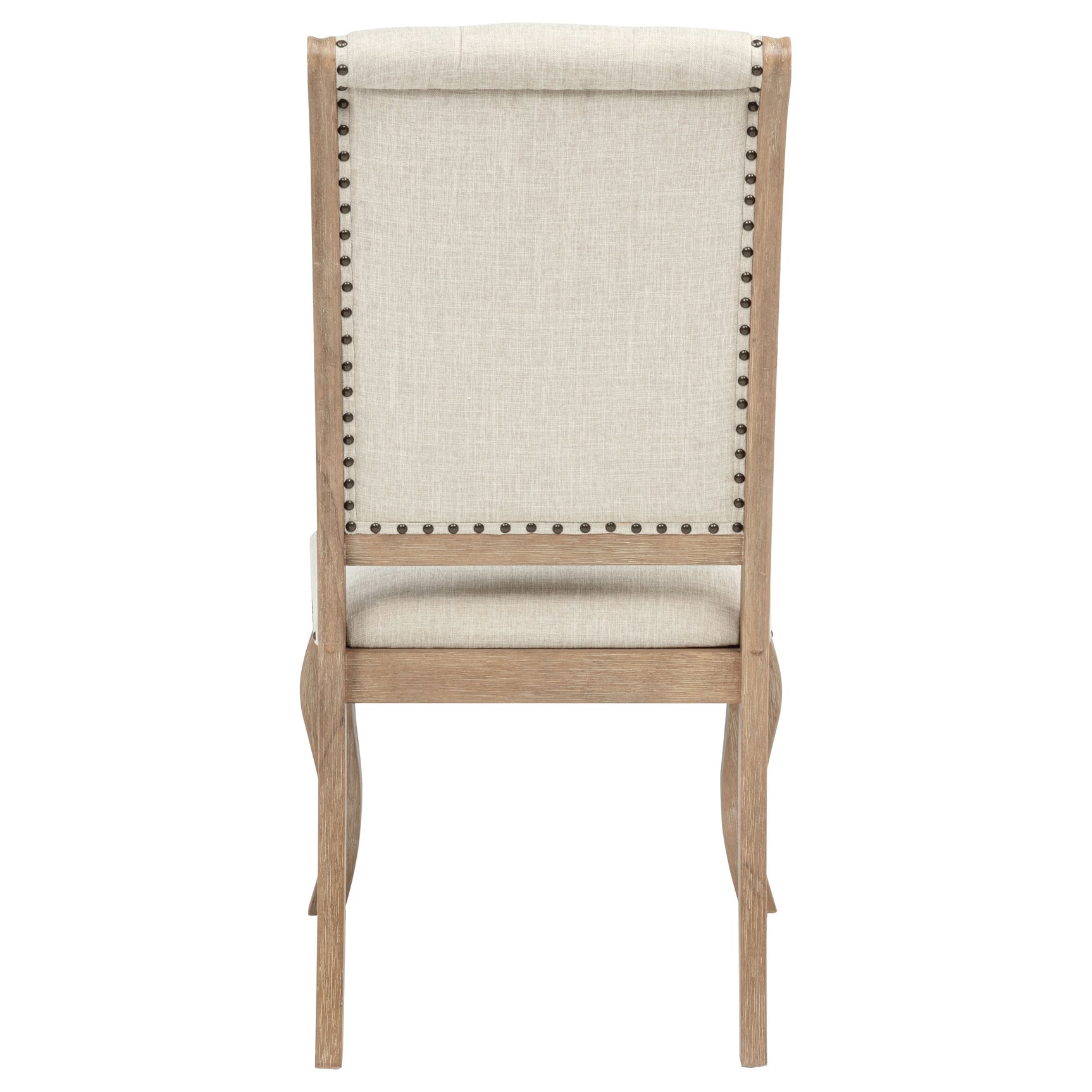 Brockway Upholstered Dining Chair Barley Brown (Set of 2) - Tampa Furniture Outlet