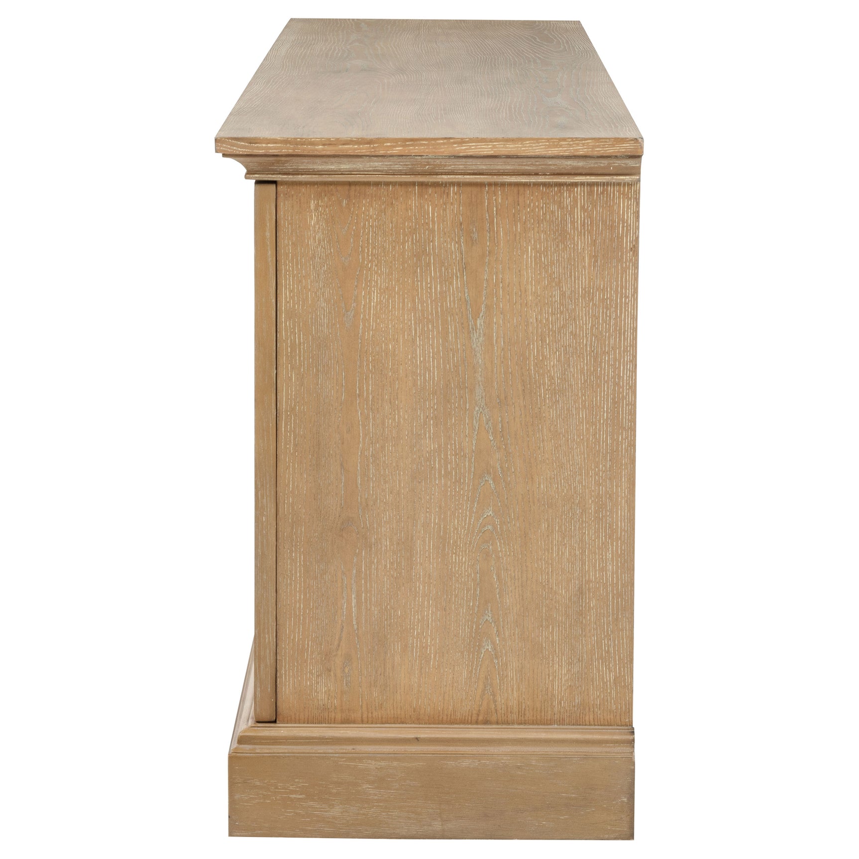 Brockway 4-door Dining Sideboard Buffet Cabinet Barley Brown - Tampa Furniture Outlet