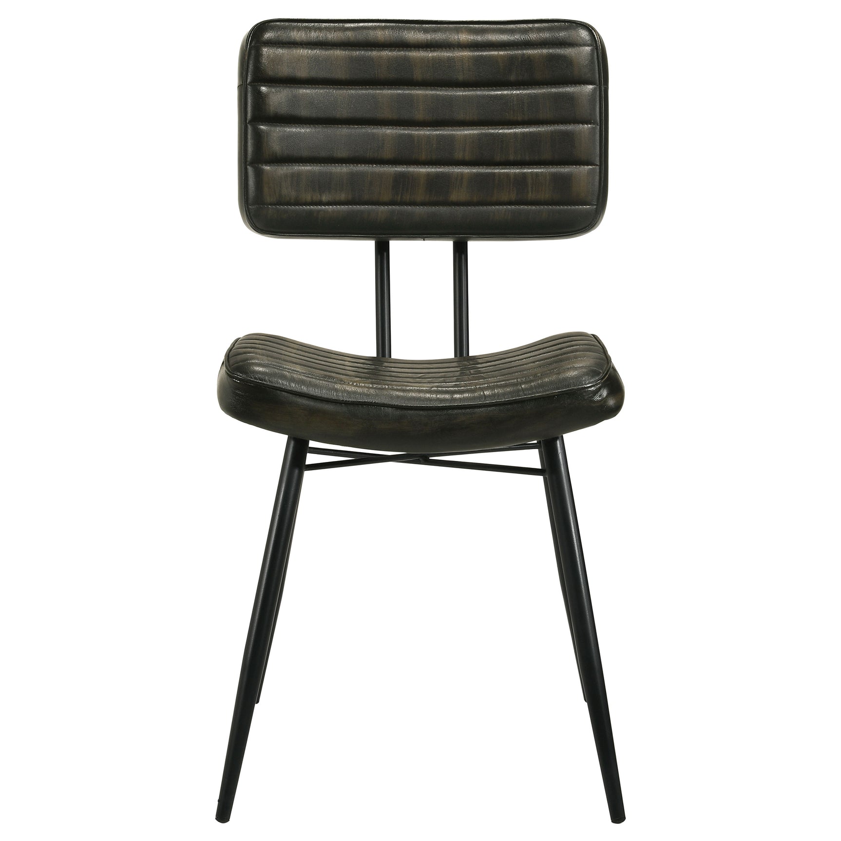 Misty Leather Upholstered Dining Chair Espresso (Set of 2) - Tampa Furniture Outlet