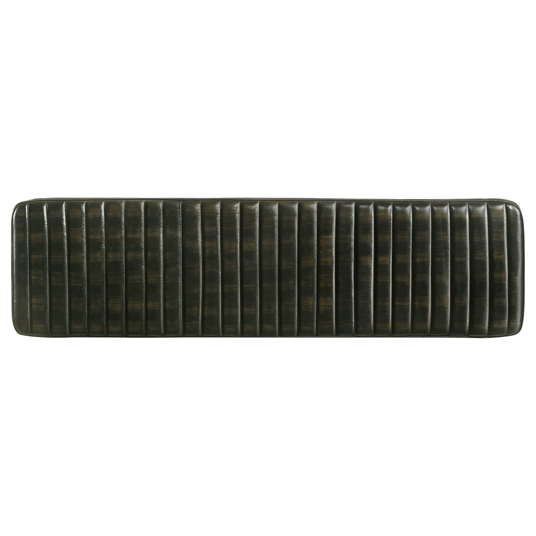 Misty Leather Upholstered Dining Bench Antique Espresso - Tampa Furniture Outlet