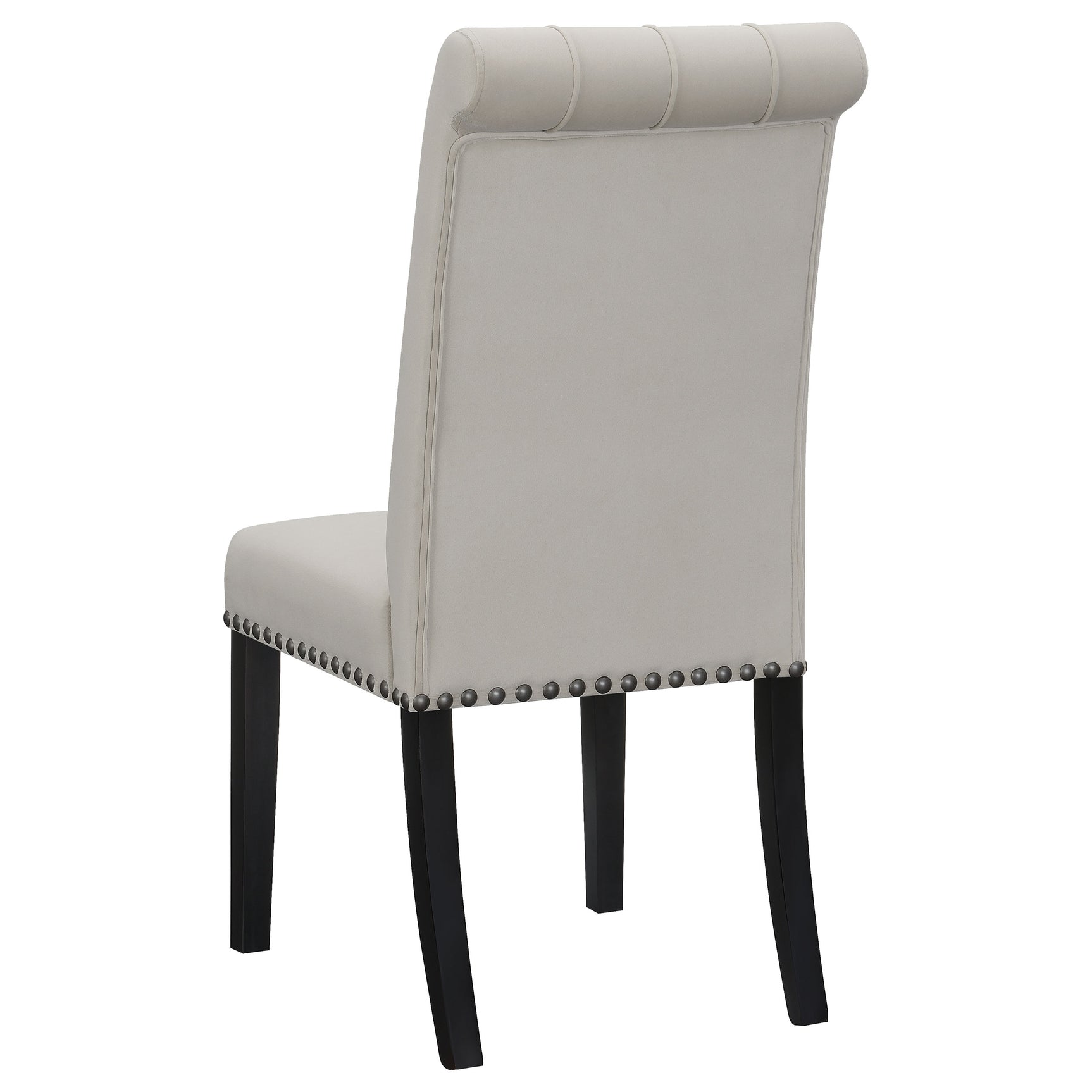 Alana Velvet Upholstered Dining Side Chair Sand (Set of 2) - Tampa Furniture Outlet