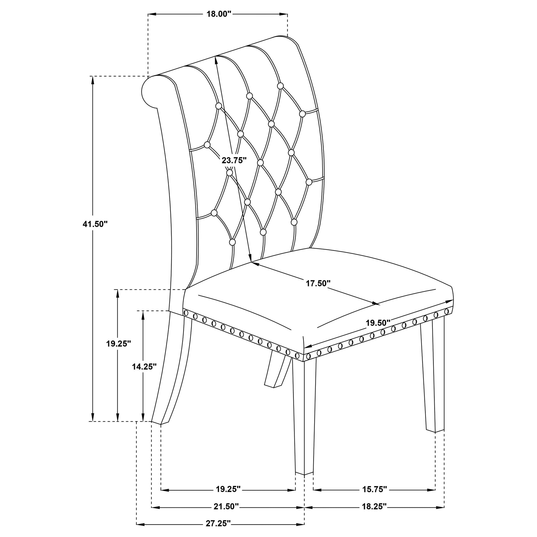 Alana Velvet Upholstered Dining Side Chair Sand (Set of 2)