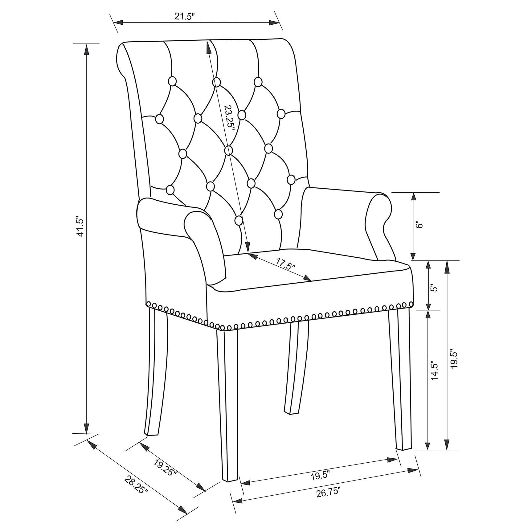 Alana Velvet Upholstered Dining Arm Chair Sand - Tampa Furniture Outlet