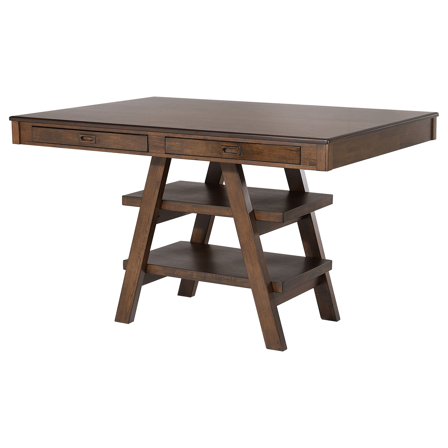 Dewey Rectangular 60-inch Counter Height Dining Table Walnut - Tampa Furniture Outlet