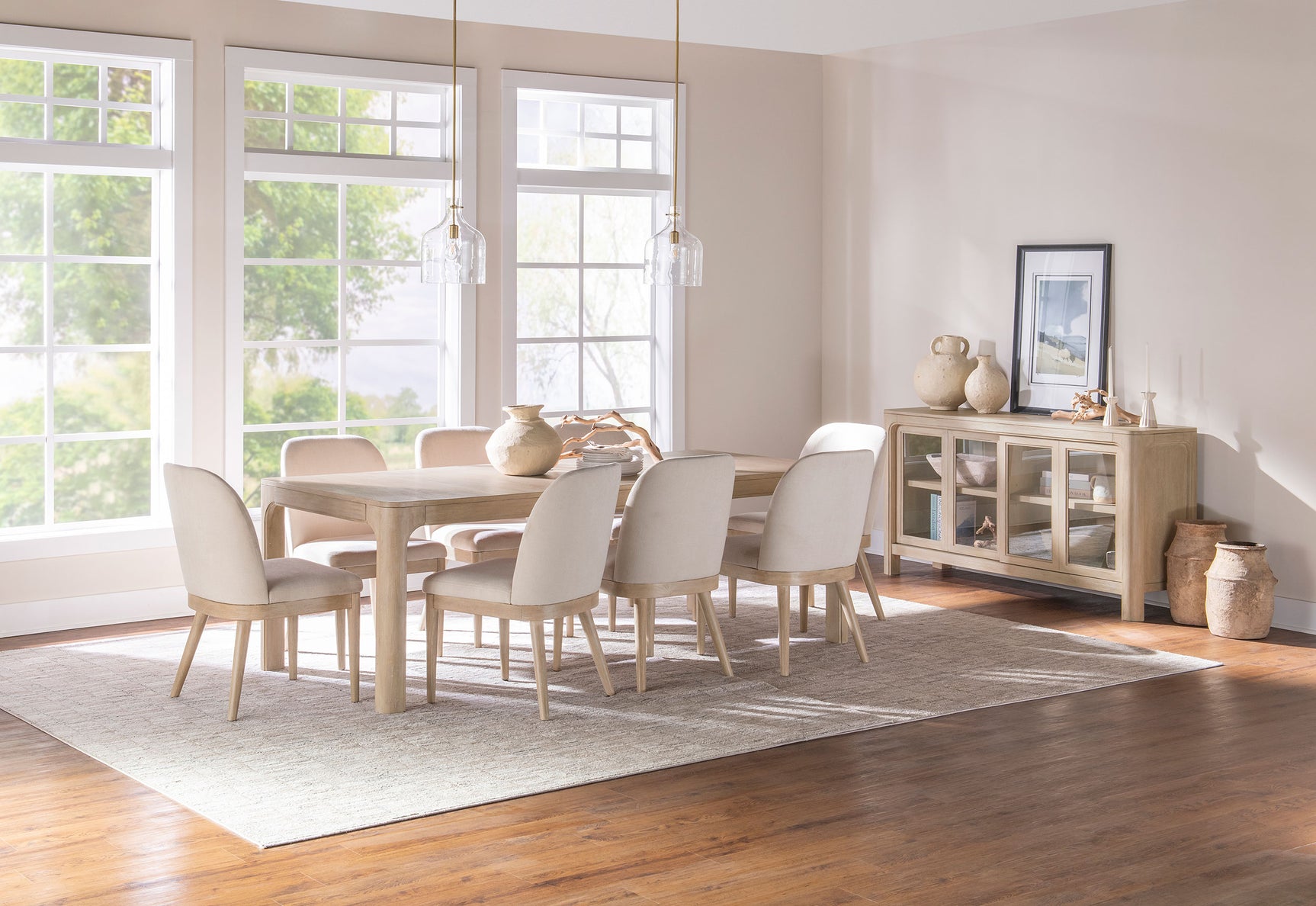 Tampa Furniture Outlet - Coaster - Solano 9-piece Extension Table Dining Set Weathered Mango - 115501-S9