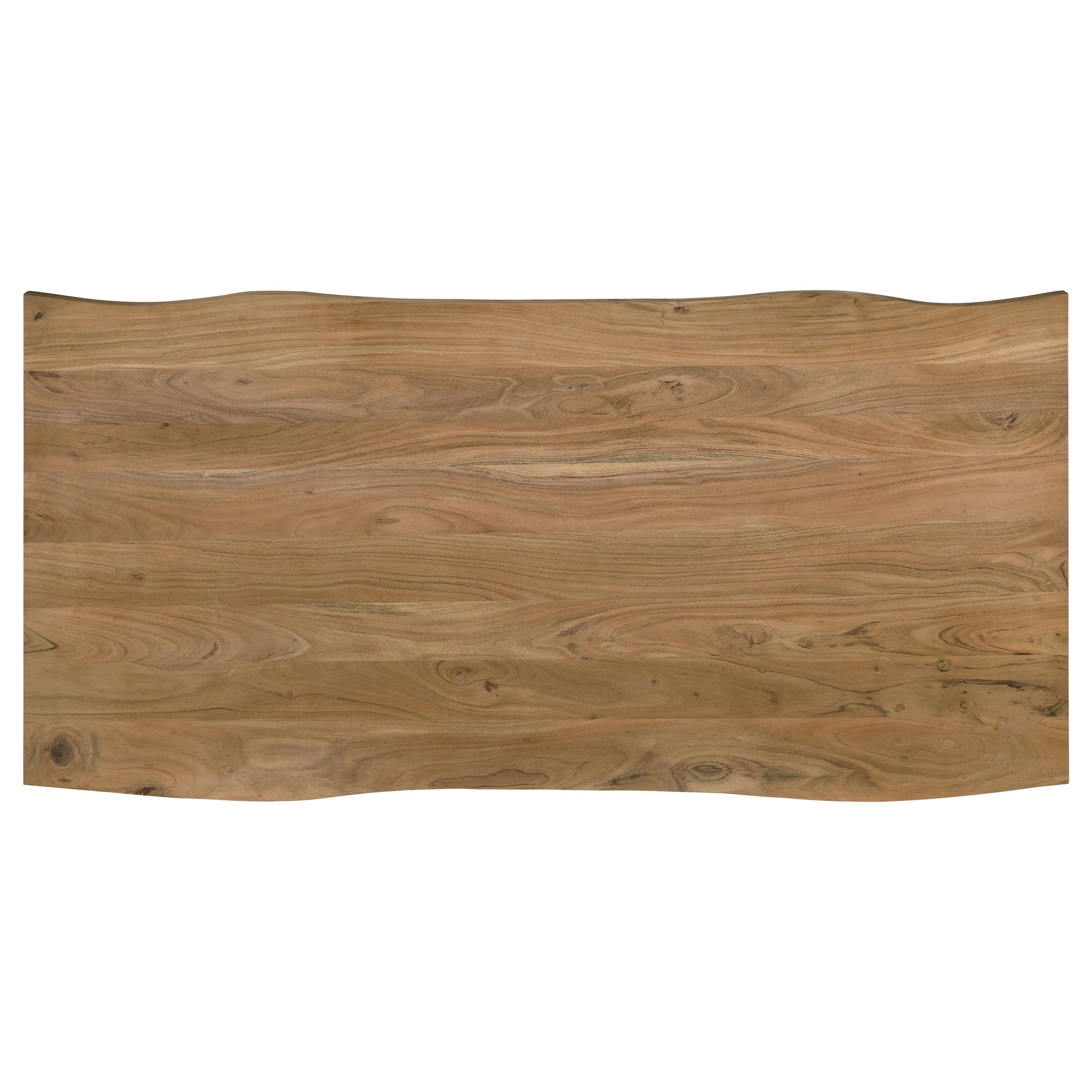 Bradshaw 80-inch Live Edge Wood Dining Table Natural Acacia - Tampa Furniture Outlet
