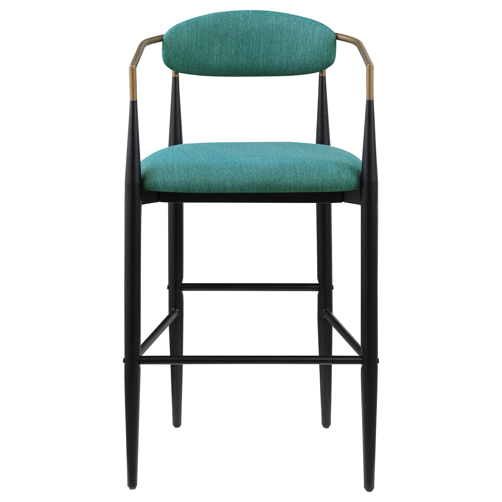 Tina Fabric Upholstered Bar Chair Green (Set of 2) - Tampa Furniture Outlet