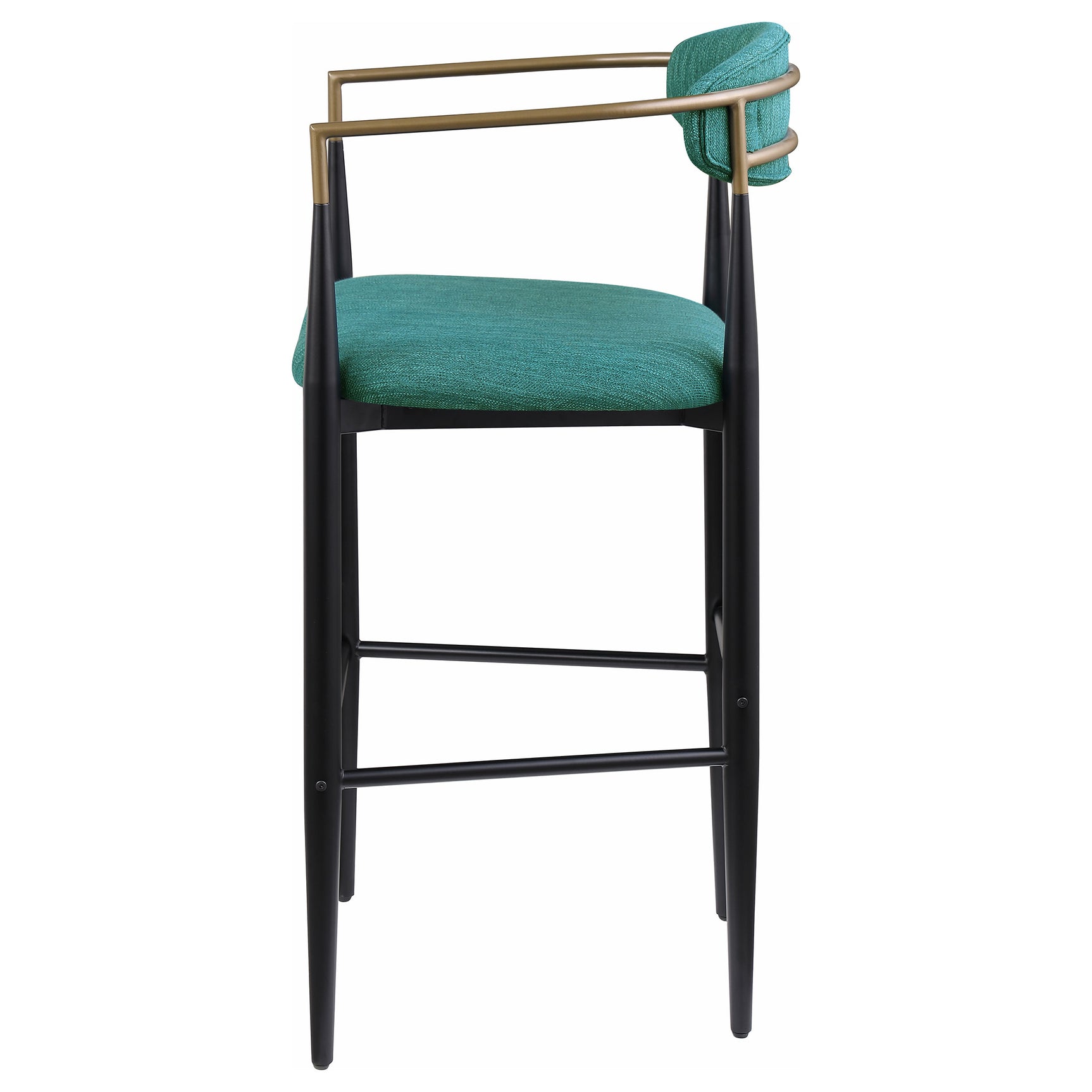 Tina Fabric Upholstered Bar Chair Green (Set of 2) - Tampa Furniture Outlet