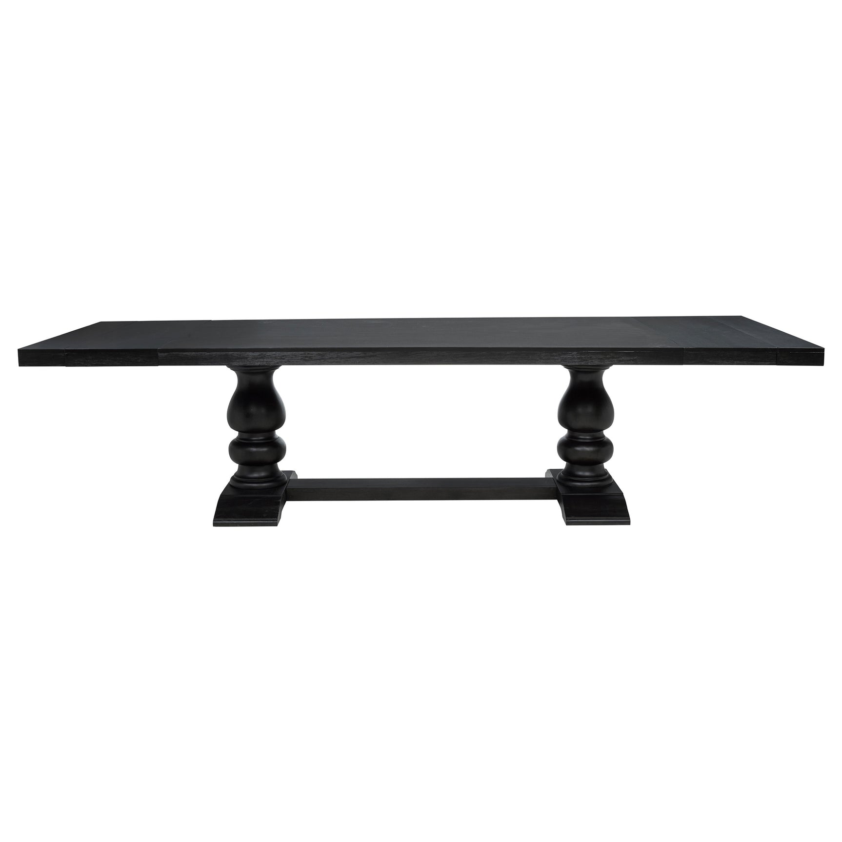 Phelps 9-piece Rectangular Dining Table Set Distressed Noir