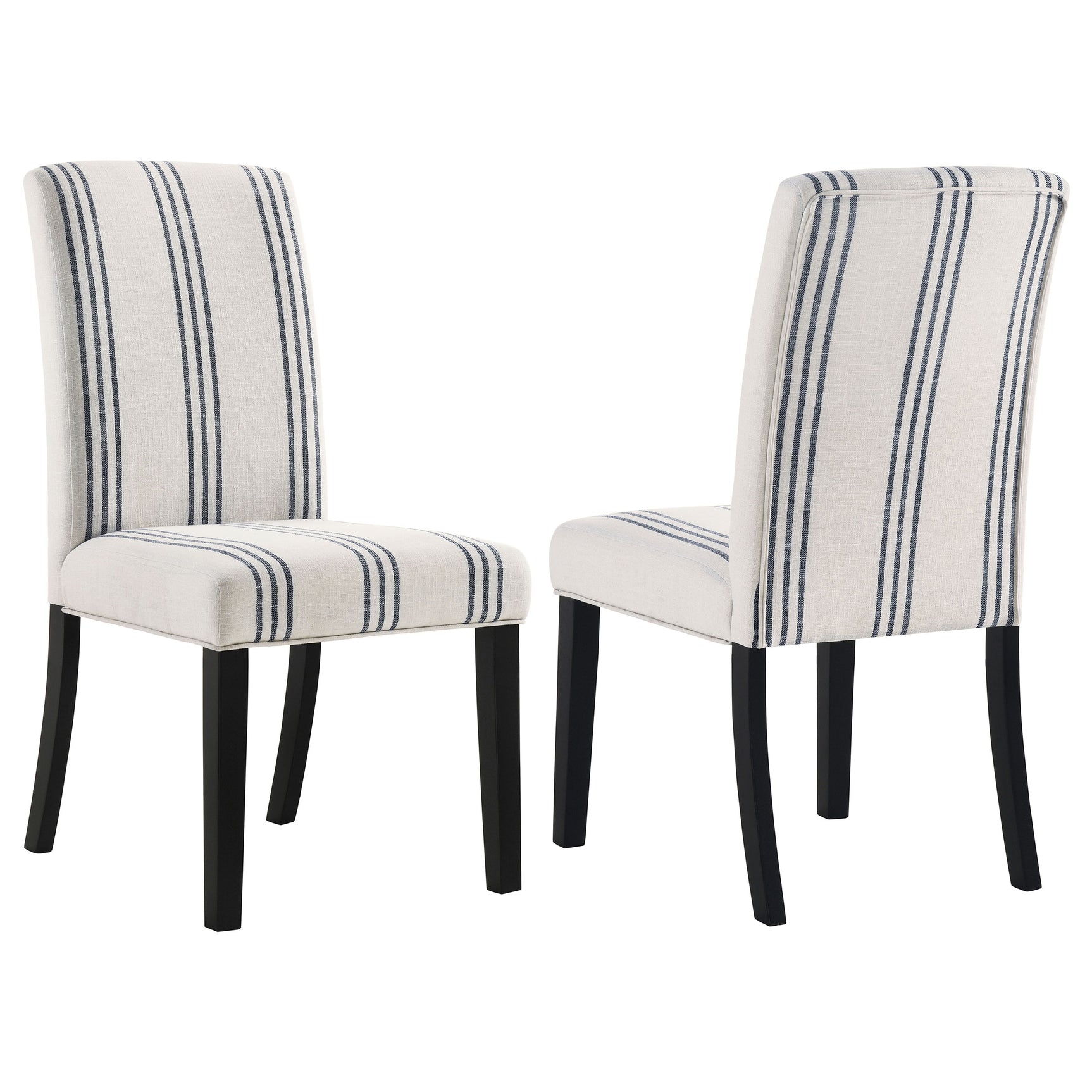 Tampa Furniture Outlet - Coaster - Herran Upholstered Dining Side Chair Beige (Set of 2) - 121782