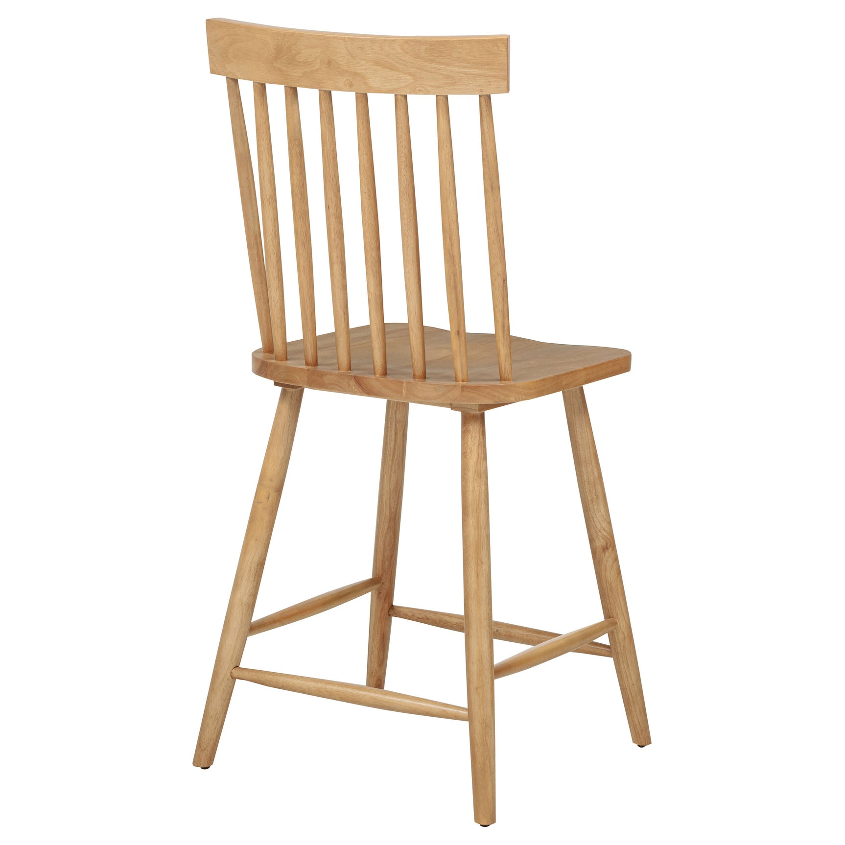 Andrews Windsor Counter Height Dining Side Chair Light Ash (Set of 2)