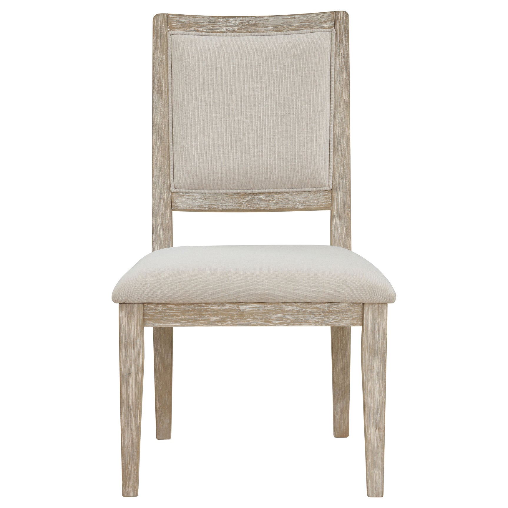 Trofello Cushioned Dining Side Chair White Washed (Set of 2) - Tampa Furniture Outlet