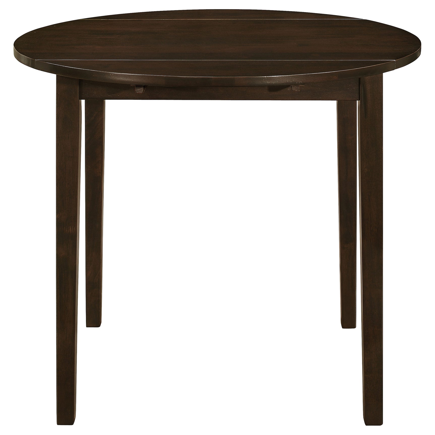 Bucknell 3-piece Round Drop Leaf Dining Table Set Cappuccino - Tampa Furniture Outlet