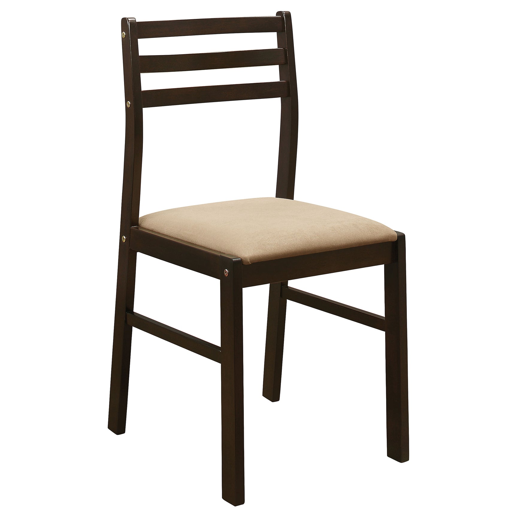 Bucknell 3-piece Round Drop Leaf Dining Table Set Cappuccino - Tampa Furniture Outlet