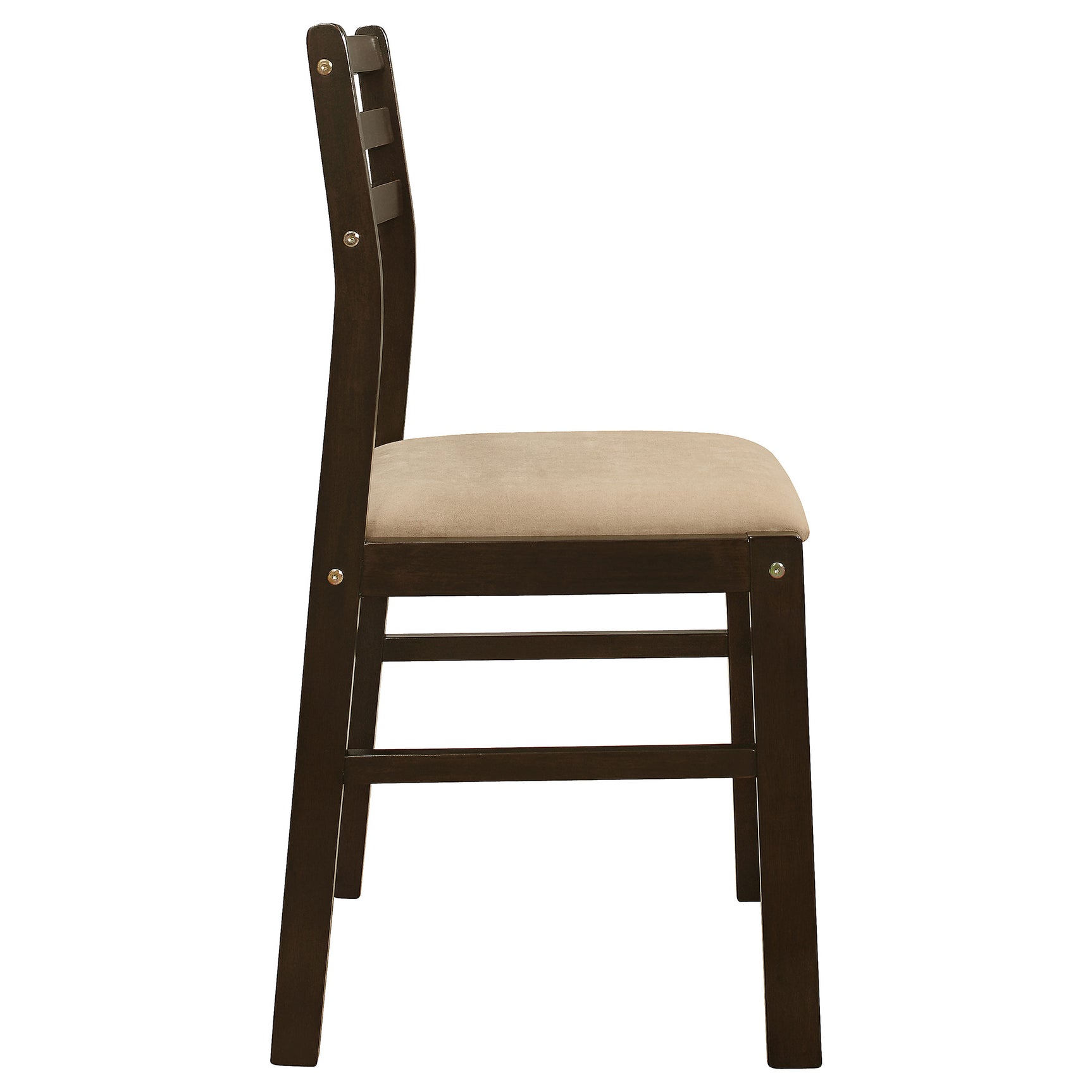 Bucknell 3-piece Round Drop Leaf Dining Table Set Cappuccino - Tampa Furniture Outlet