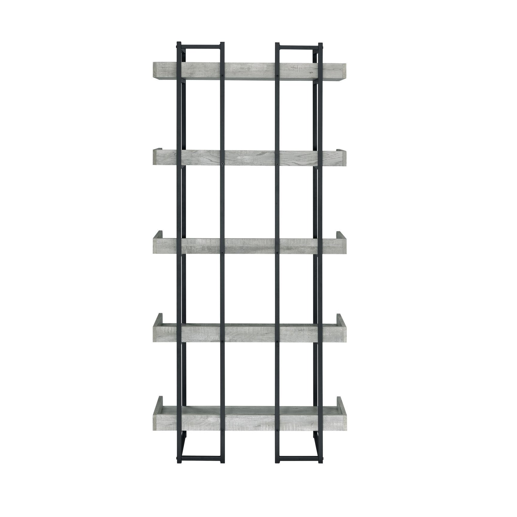 Preston - Bookshelf - Gray - Tampa Furniture Outlet