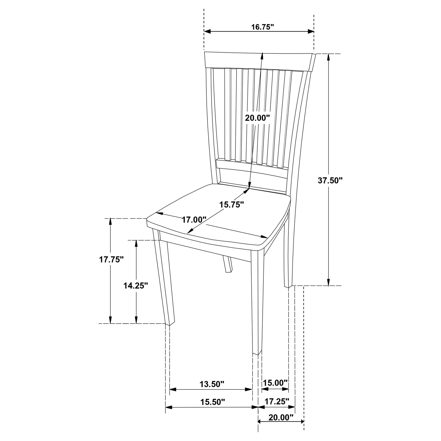 Gomez 5-piece Rectangular Dining Table Set Cappuccino - Tampa Furniture Outlet