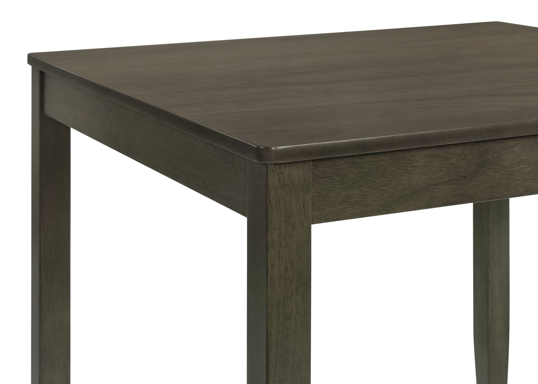 Parkwood 5-piece Square Dining Table Set Charcoal - Tampa Furniture Outlet
