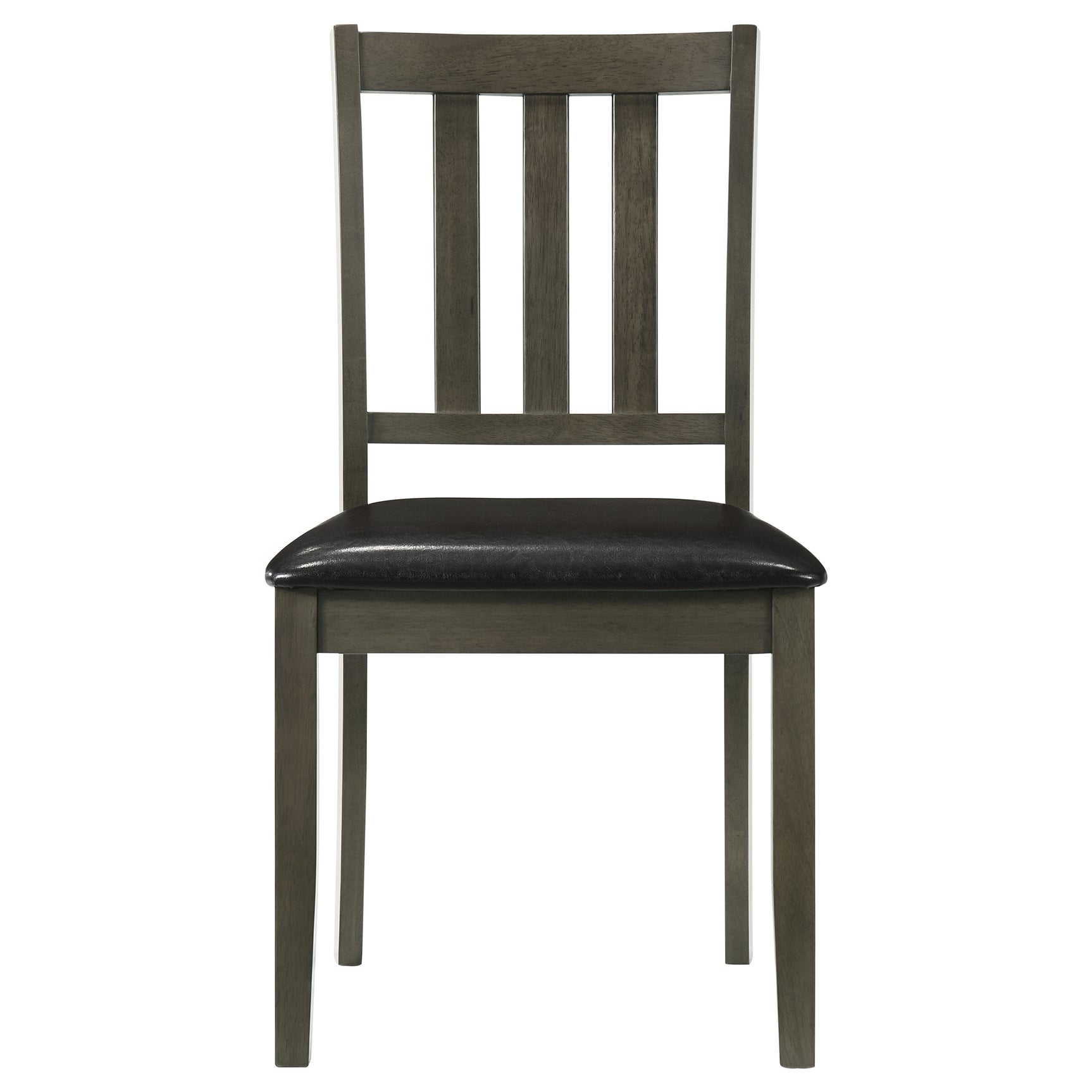Parkwood 5-piece Square Dining Table Set Charcoal - Tampa Furniture Outlet