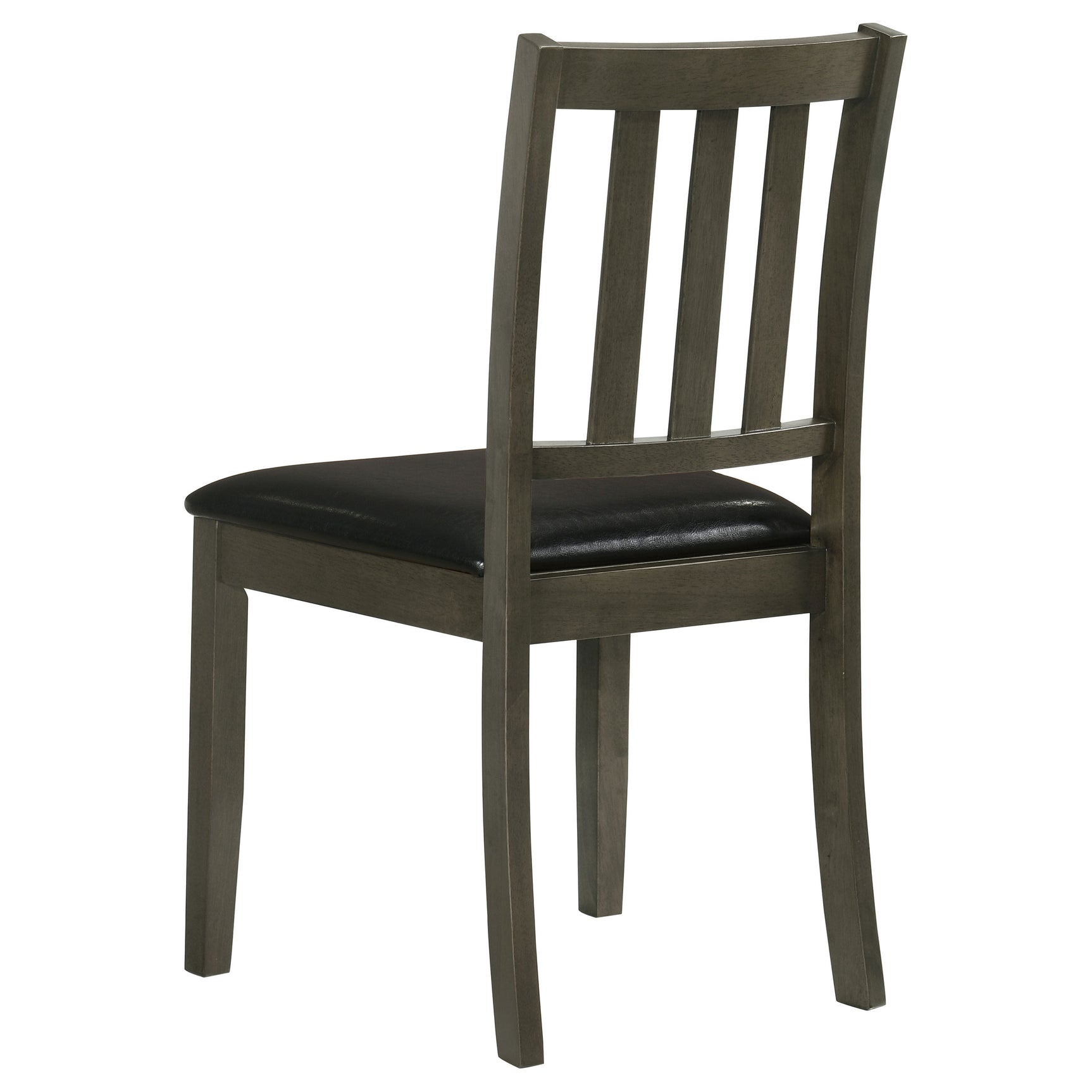 Parkwood 5-piece Square Dining Table Set Charcoal - Tampa Furniture Outlet