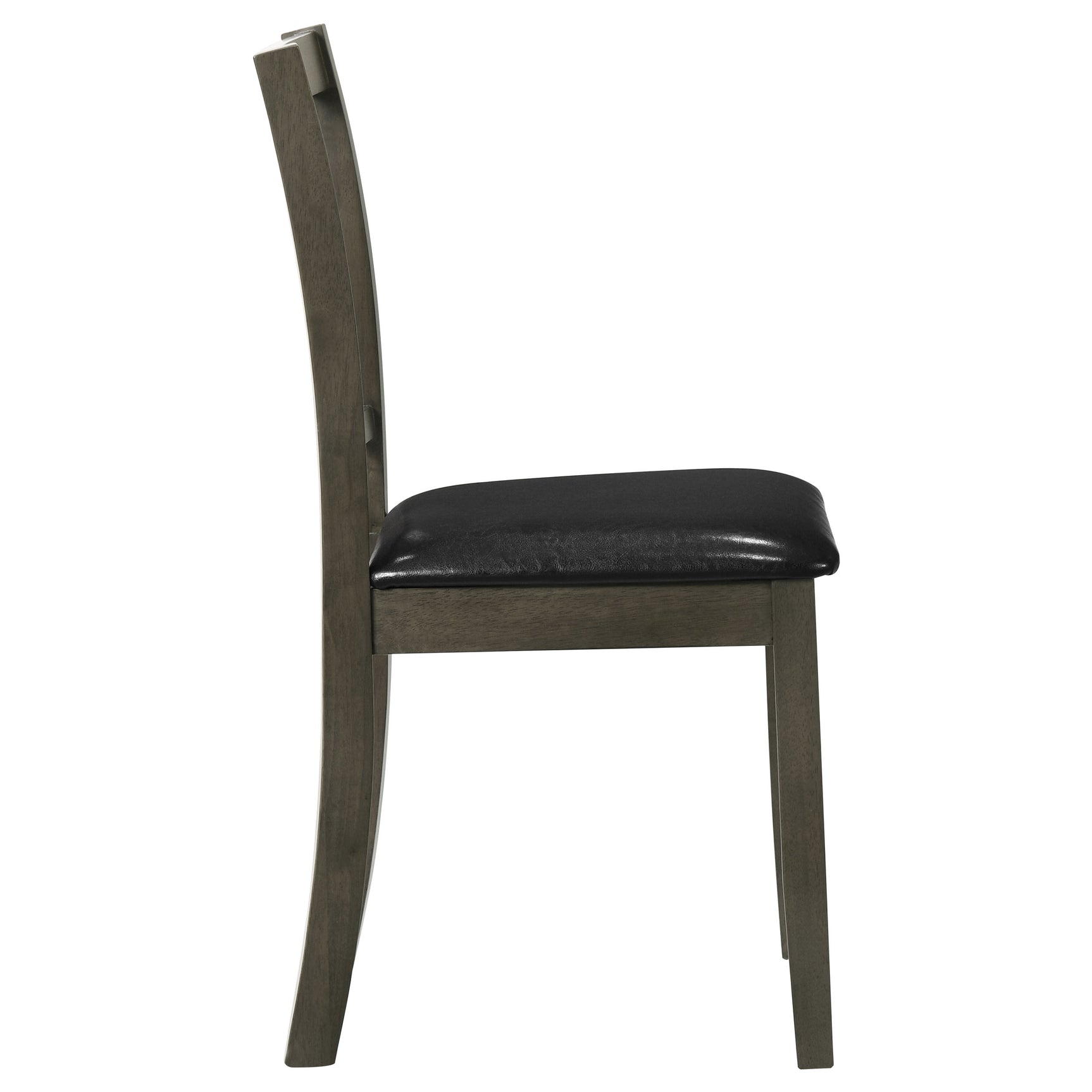 Parkwood 5-piece Square Dining Table Set Charcoal - Tampa Furniture Outlet