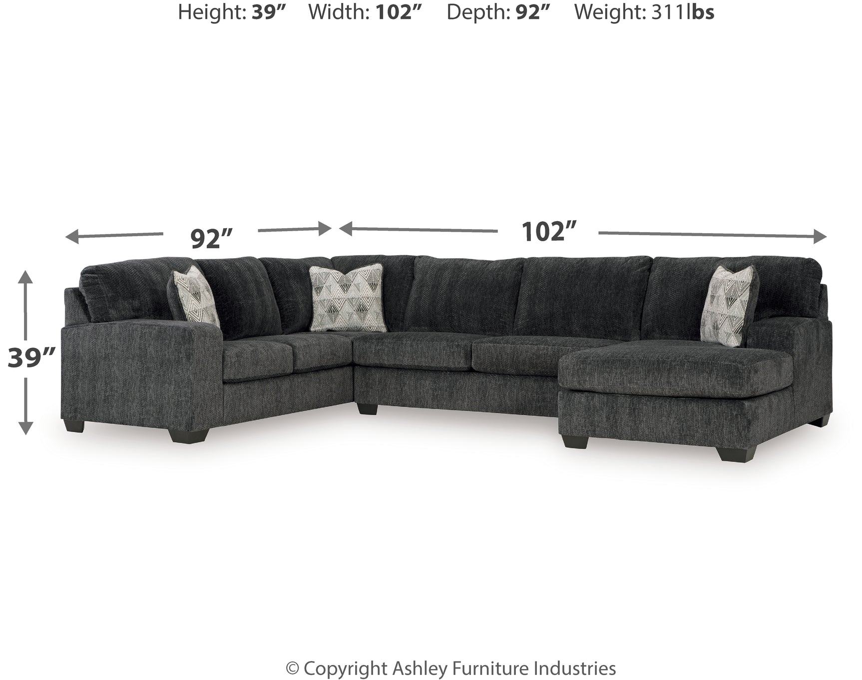 Hollyview Sectional - Tampa Furniture Outlet
