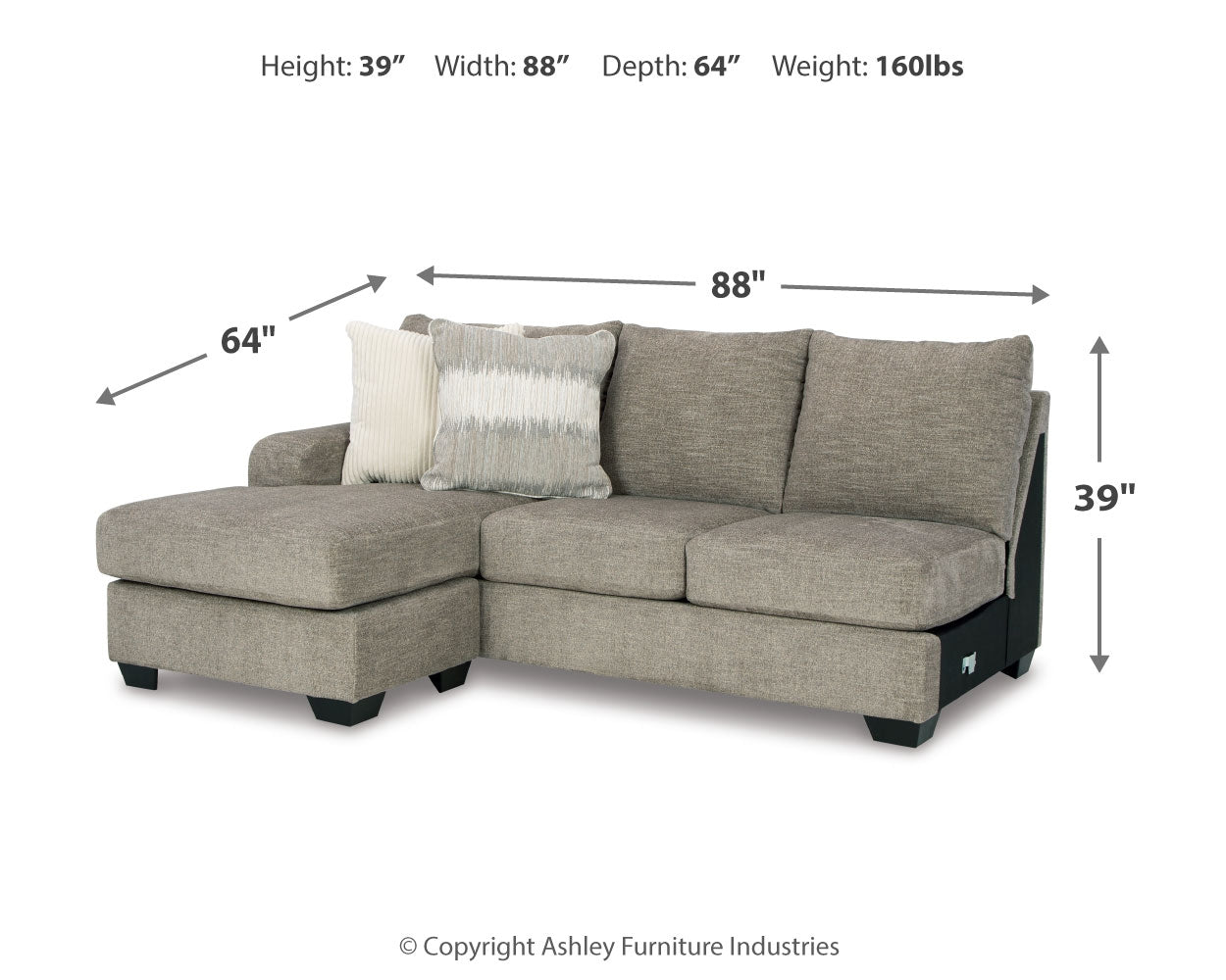 Creswell Sectional - Tampa Furniture Outlet