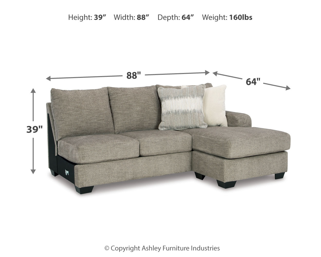Creswell Sectional - Tampa Furniture Outlet