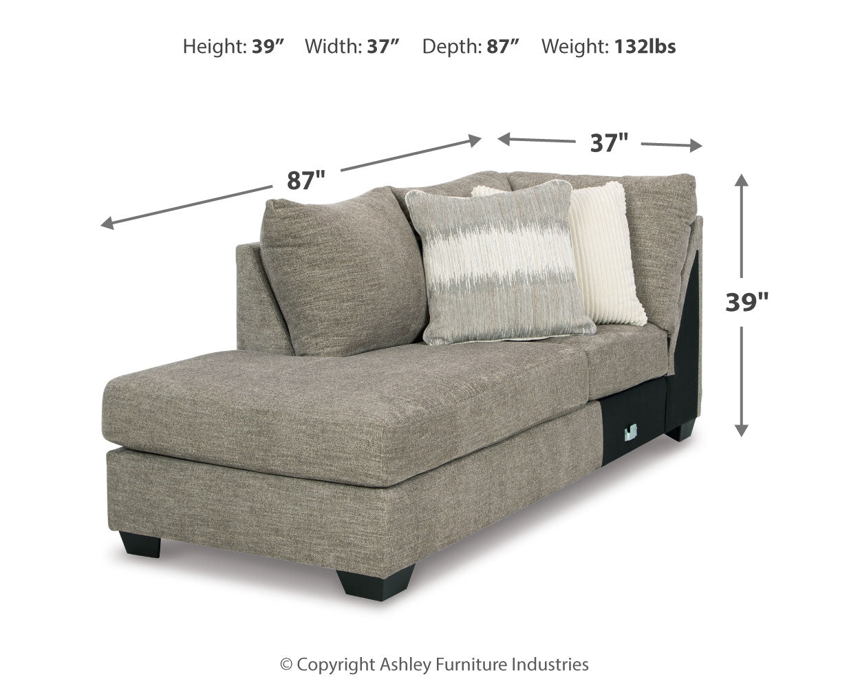 Creswell Sectional - Tampa Furniture Outlet