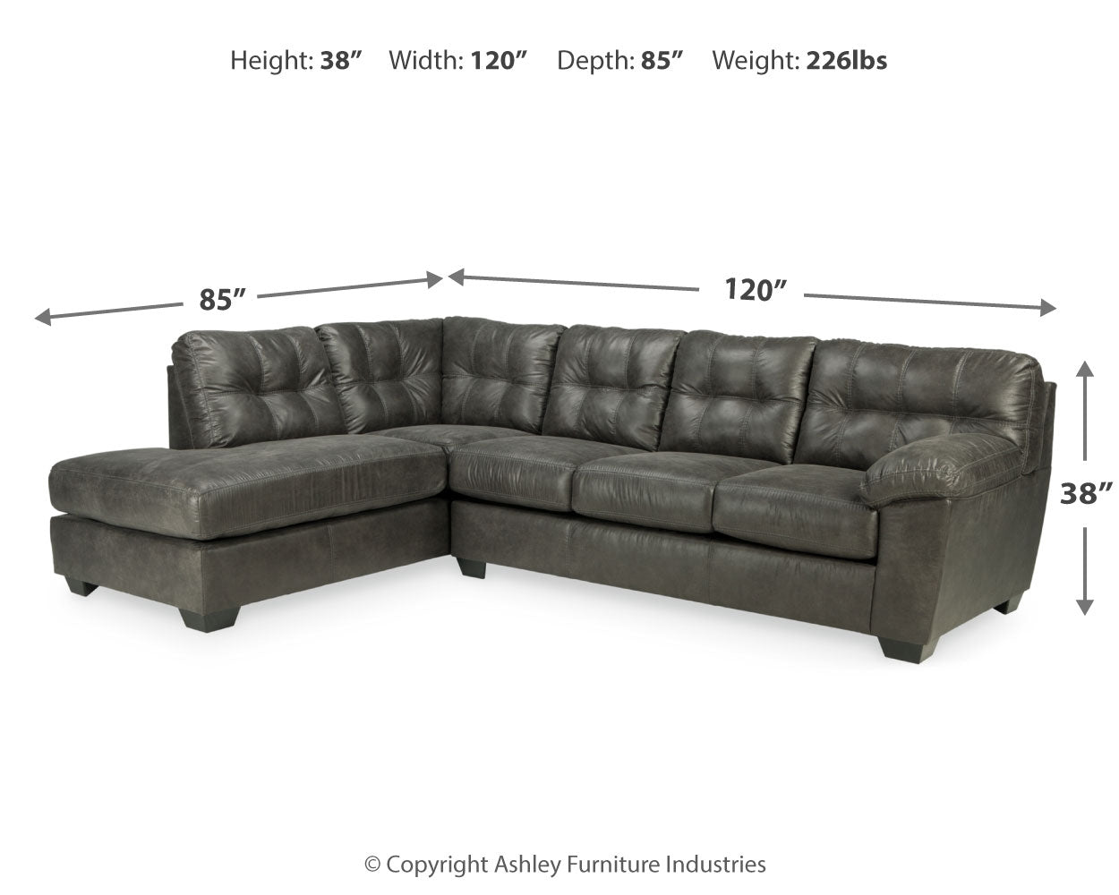 Fallston Sectional - Tampa Furniture Outlet