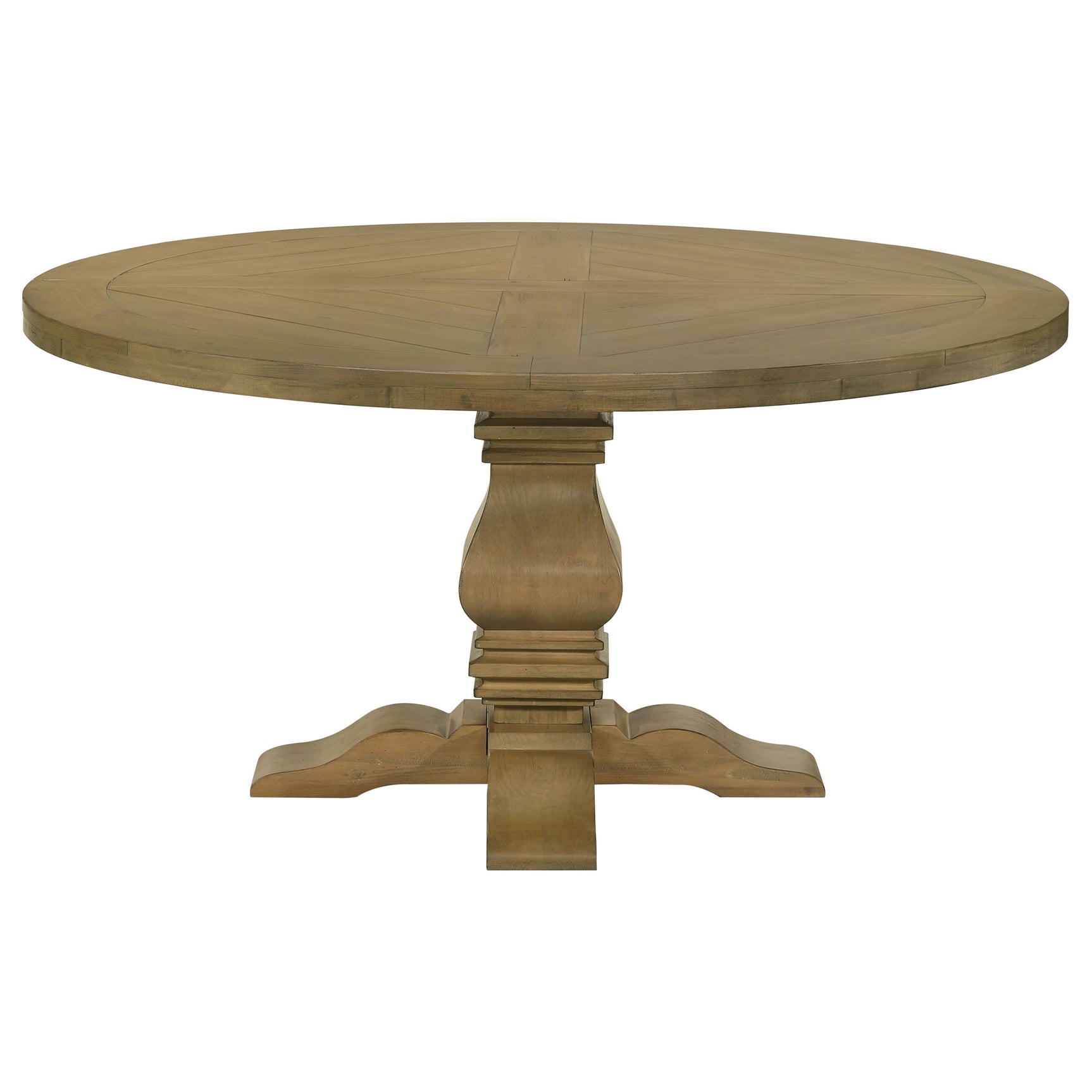 Florence 7-piece Round Dining Table Set Rustic Honey - Tampa Furniture Outlet