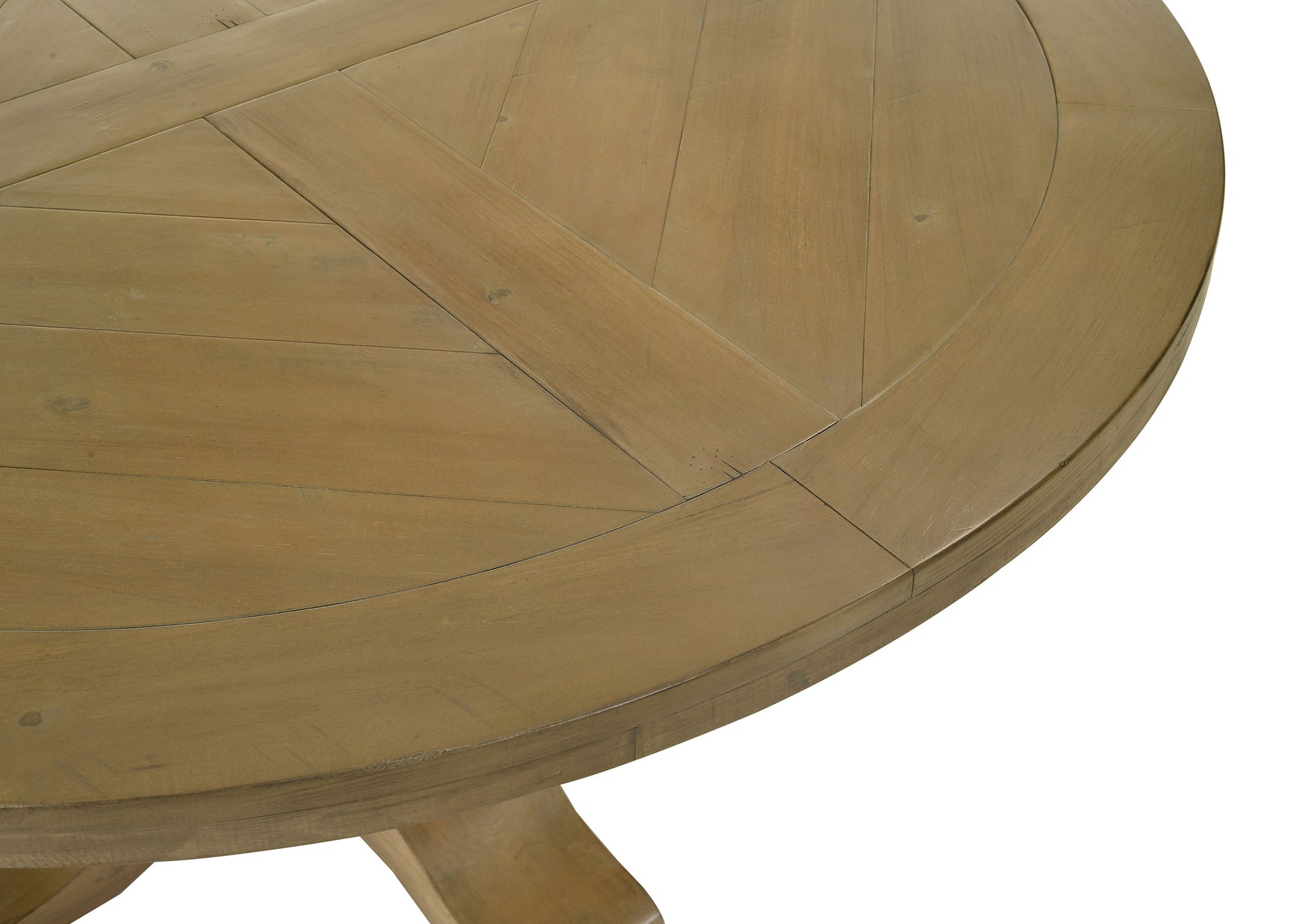 Florence 7-piece Round Dining Table Set Rustic Honey - Tampa Furniture Outlet